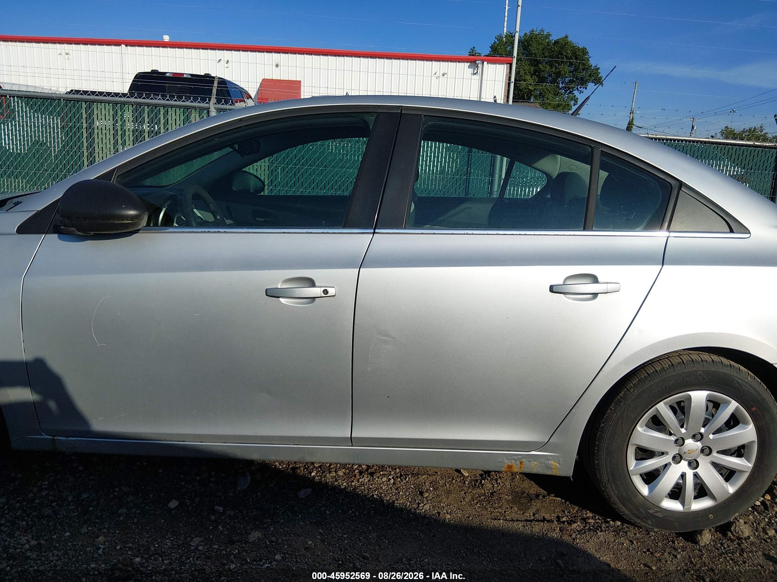 2011 Chevrolet Cruze Ls Silver vin: 1G1PC5SH9B7245386