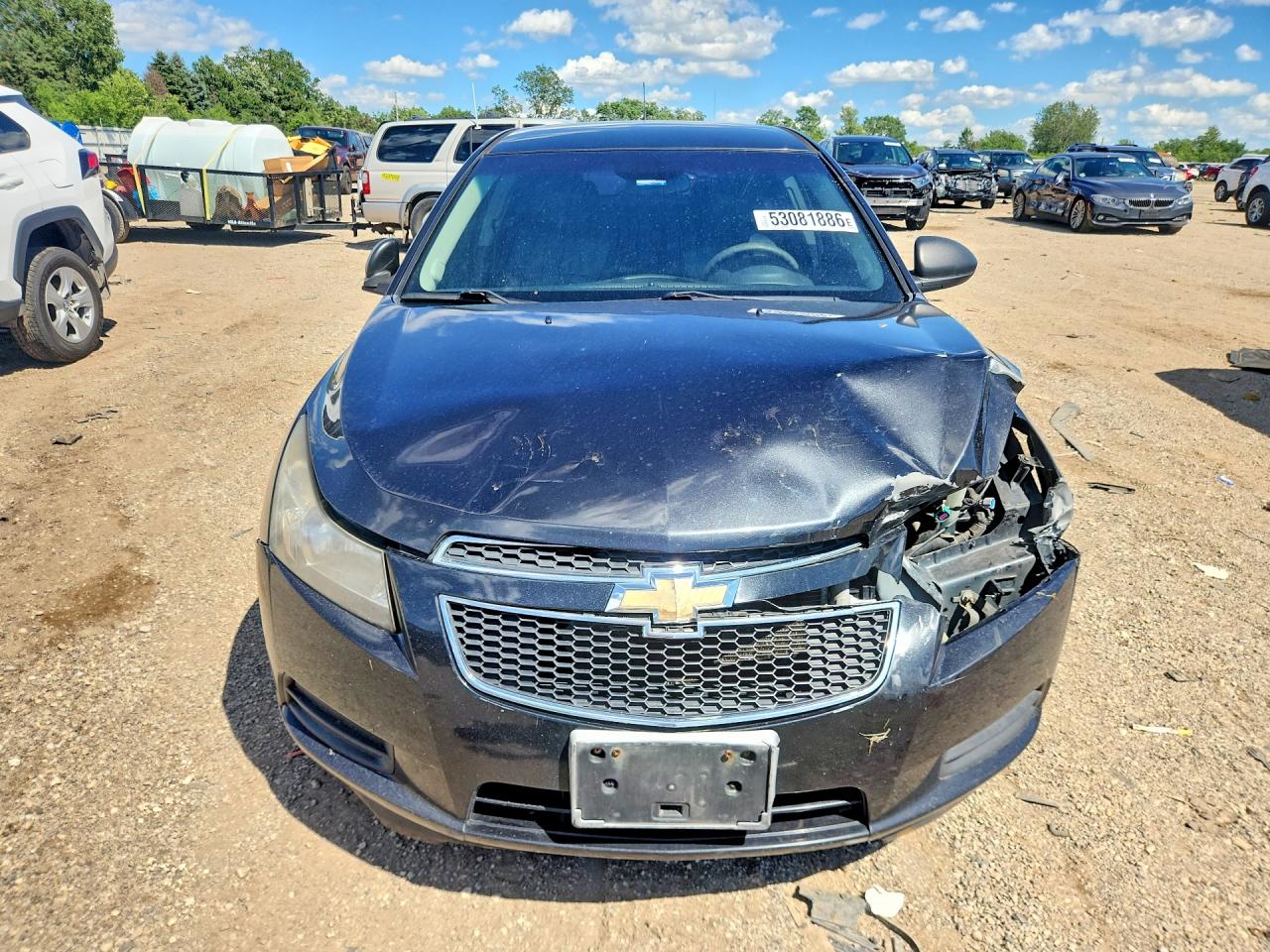 2012 Chevrolet Cruze Ls Black vin: 1G1PC5SH9C7189550