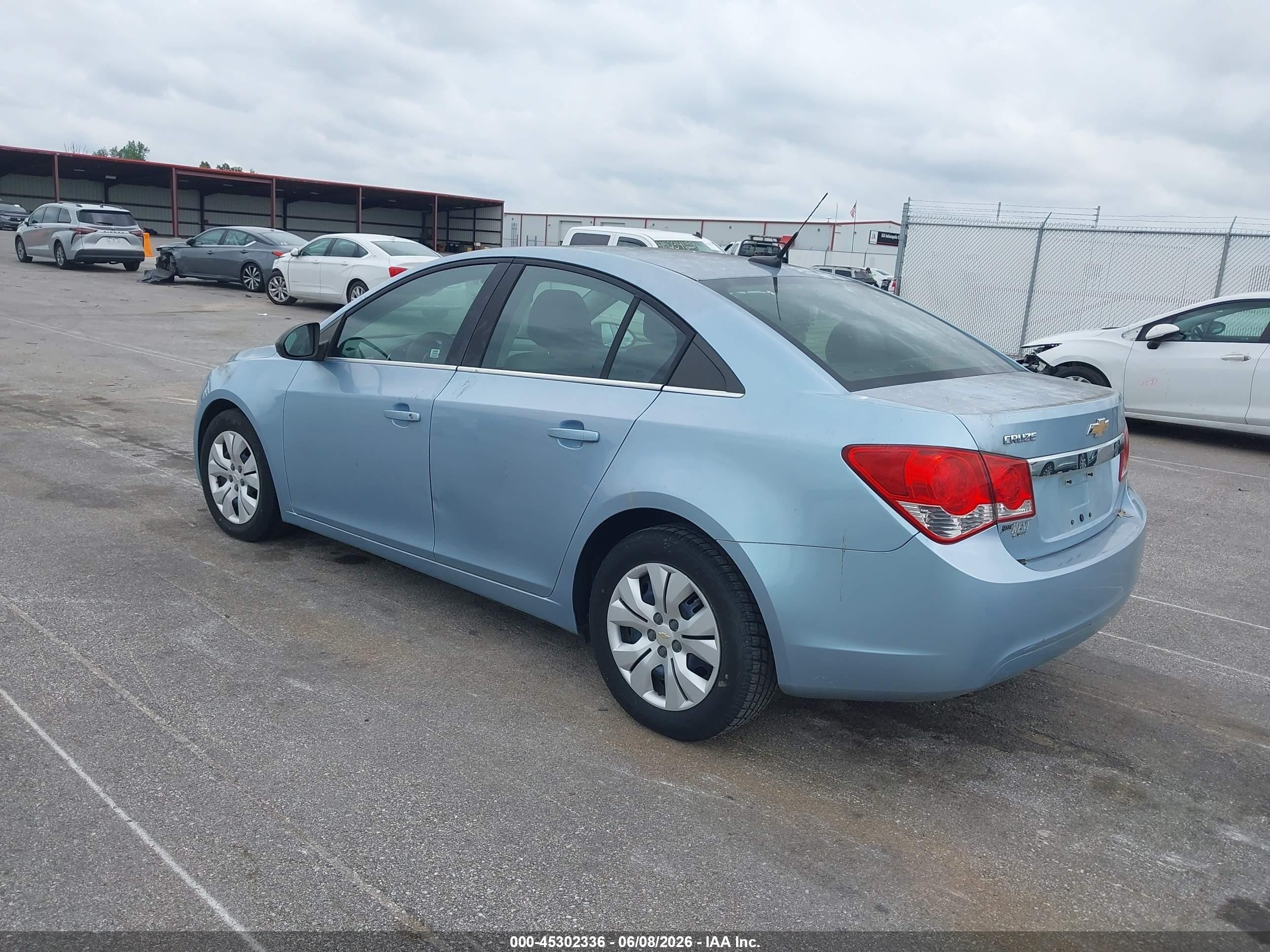 2012 Chevrolet Cruze Ls Blue vin: 1G1PC5SH9C7190794
