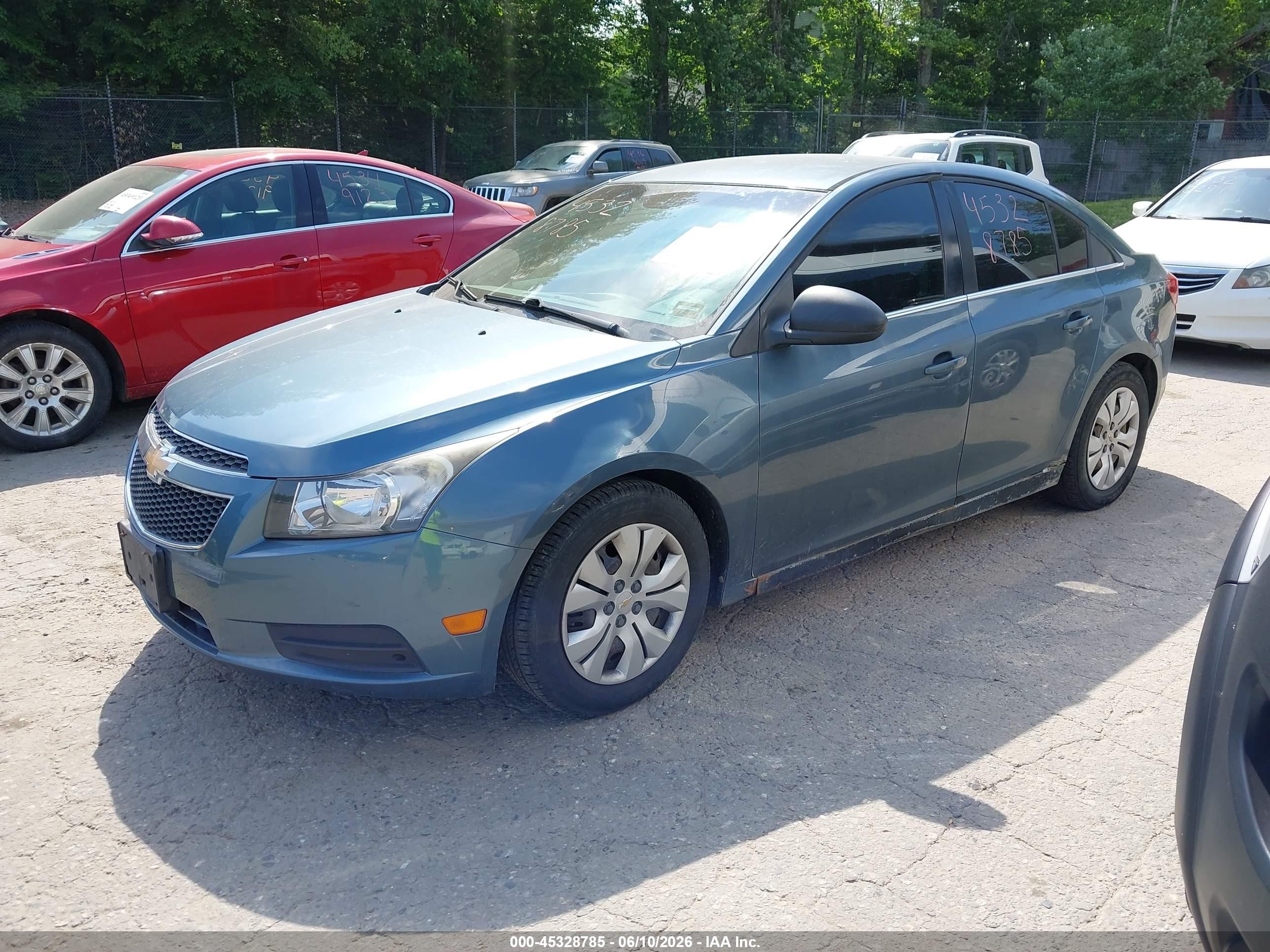 2012 Chevrolet Cruze Ls Синий vin: 1G1PC5SH9C7288711