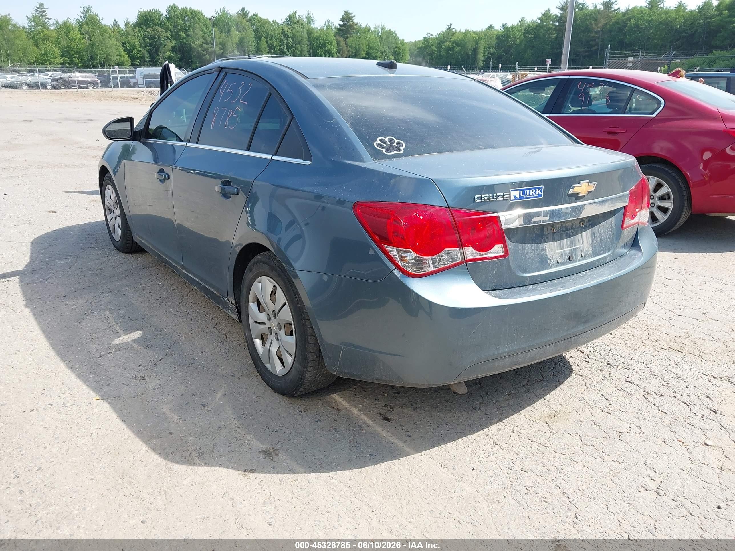 2012 Chevrolet Cruze Ls Синий vin: 1G1PC5SH9C7288711