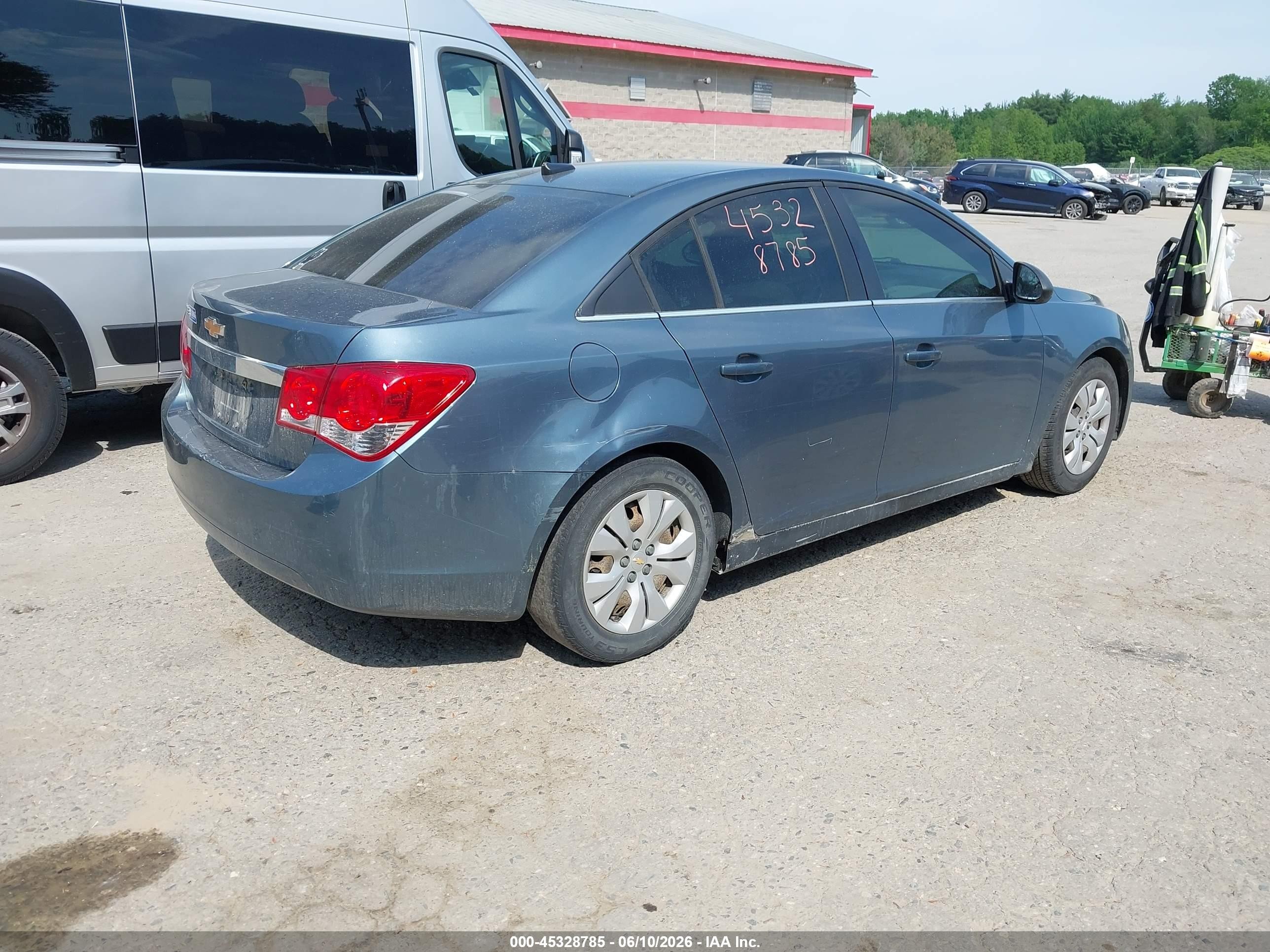 2012 Chevrolet Cruze Ls Синий vin: 1G1PC5SH9C7288711