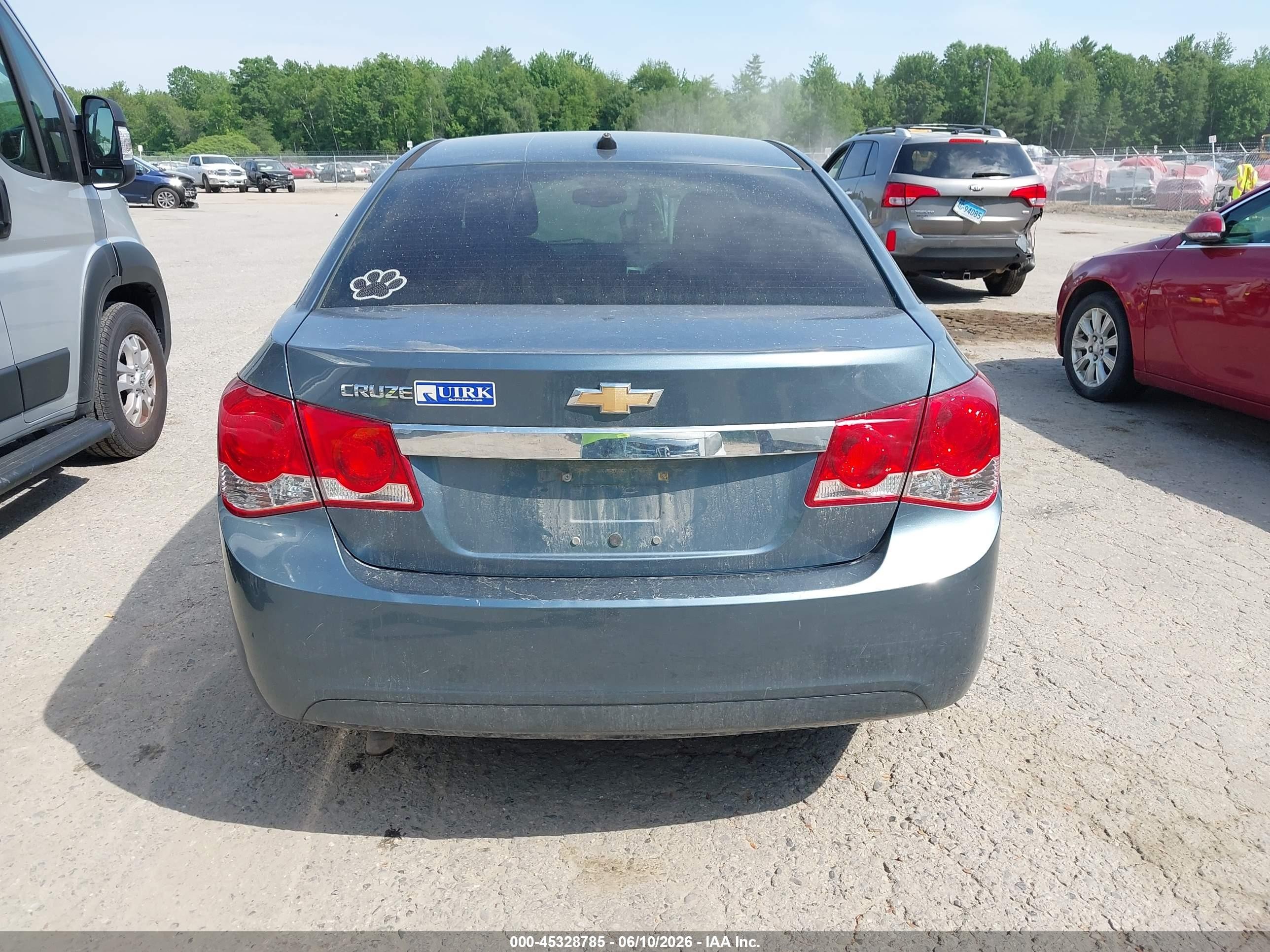 2012 Chevrolet Cruze Ls Синий vin: 1G1PC5SH9C7288711