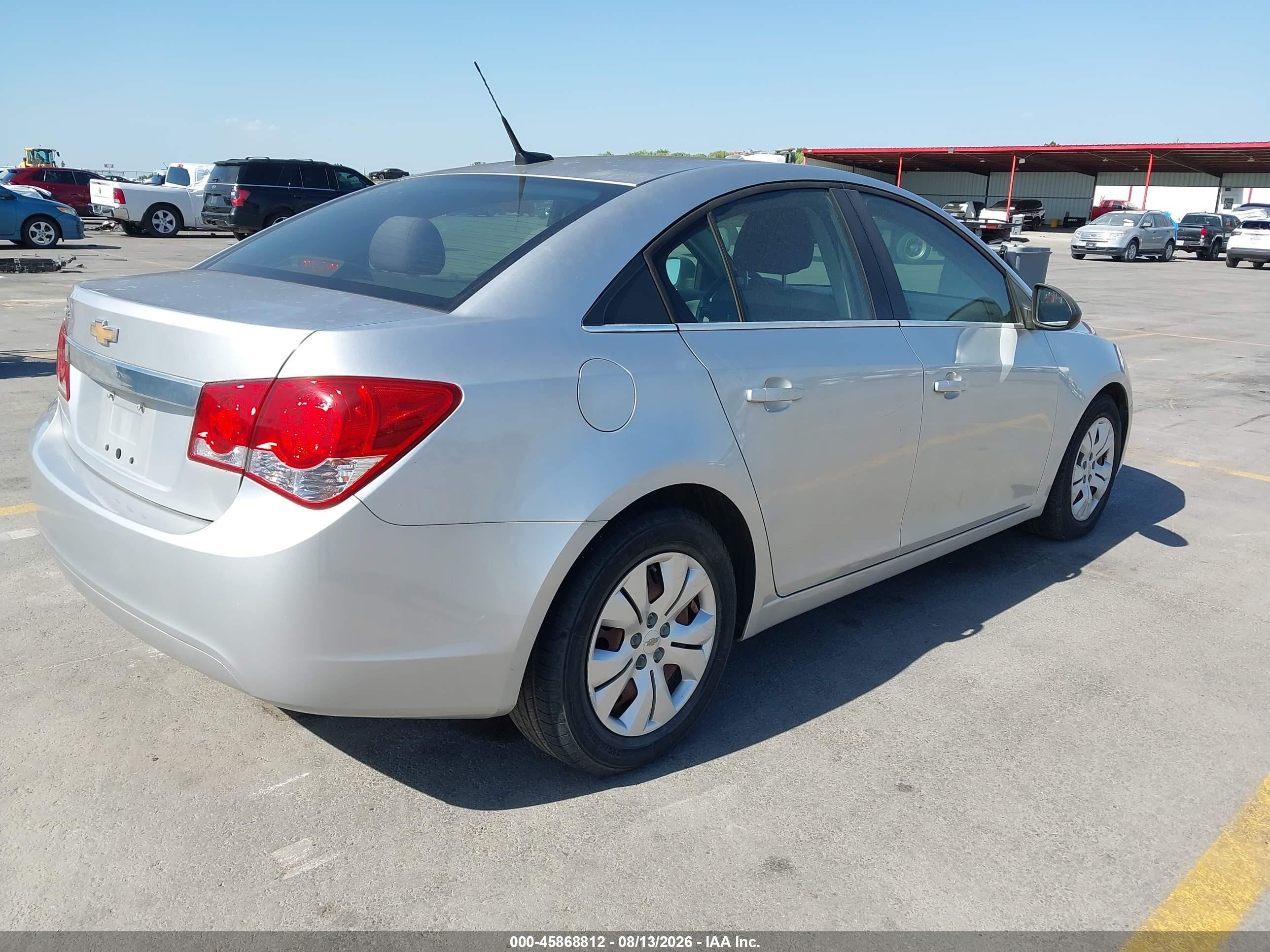2012 Chevrolet Cruze Ls Серебряный vin: 1G1PC5SH9C7303384
