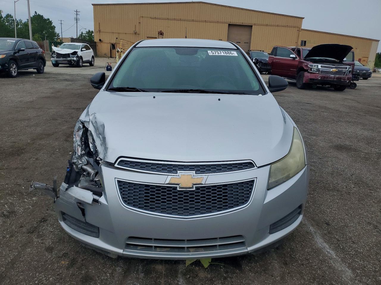 2012 Chevrolet Cruze Ls Silver vin: 1G1PC5SH9C7371894