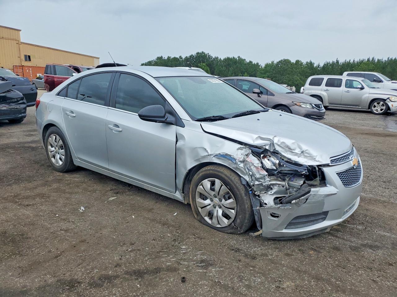 2012 Chevrolet Cruze Ls Silver vin: 1G1PC5SH9C7371894