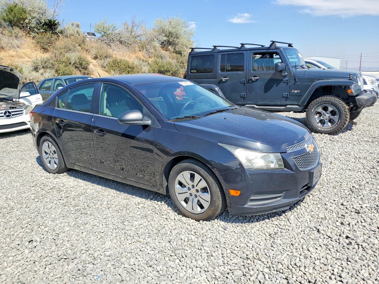 2012 Chevrolet Cruze Ls Black vin: 1G1PC5SH9C7393524