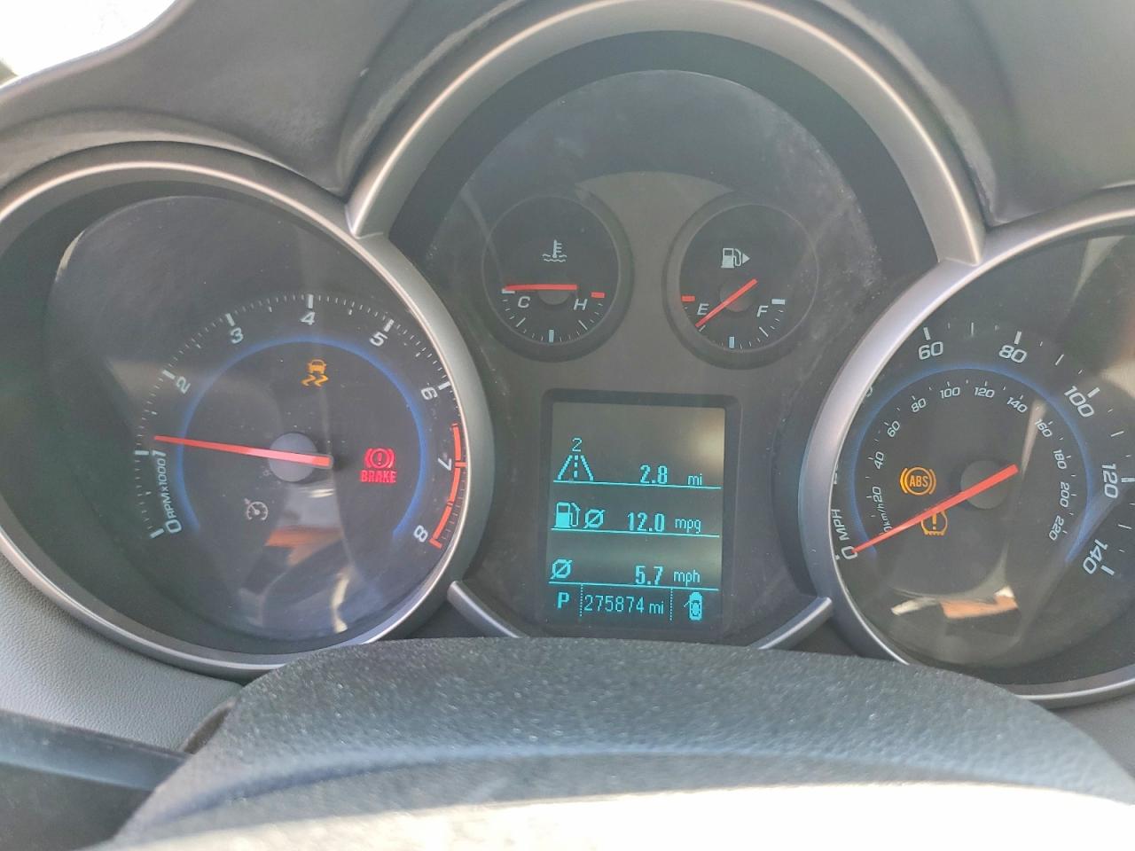 2012 Chevrolet Cruze Ls Black vin: 1G1PC5SH9C7393524