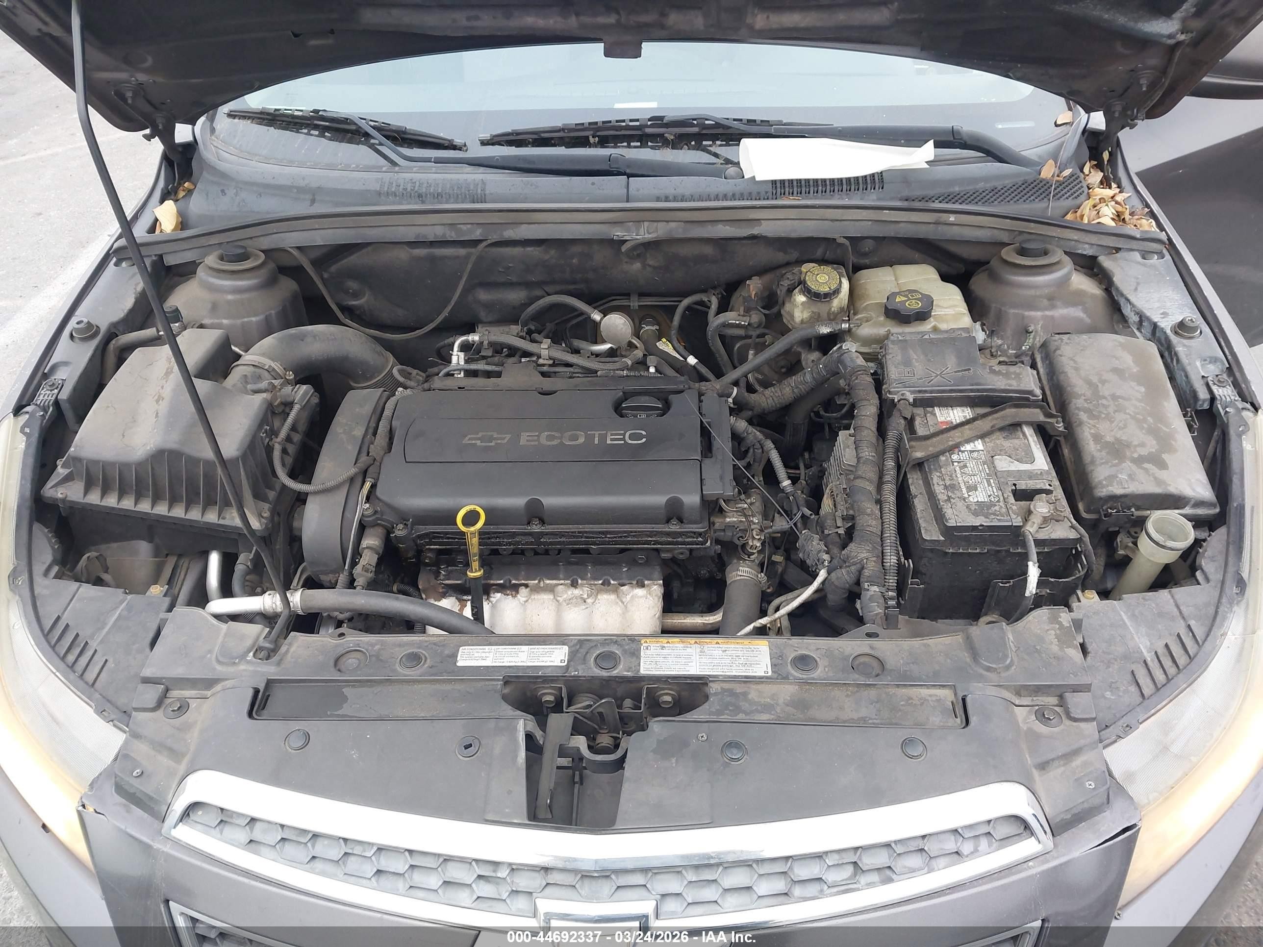2011 Chevrolet Cruze Ls Gray vin: 1G1PC5SHOB7224927
