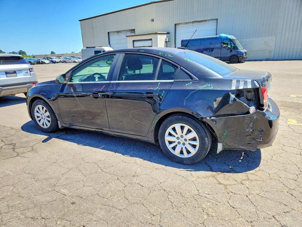 2011 Chevrolet Cruze Ls Black vin: 1G1PC5SHXB7237720