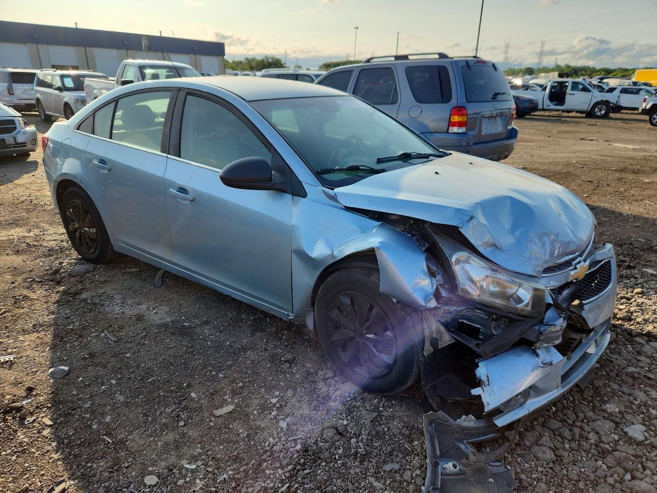 2011 Chevrolet Cruze Ls Blue vin: 1G1PC5SHXB7275688