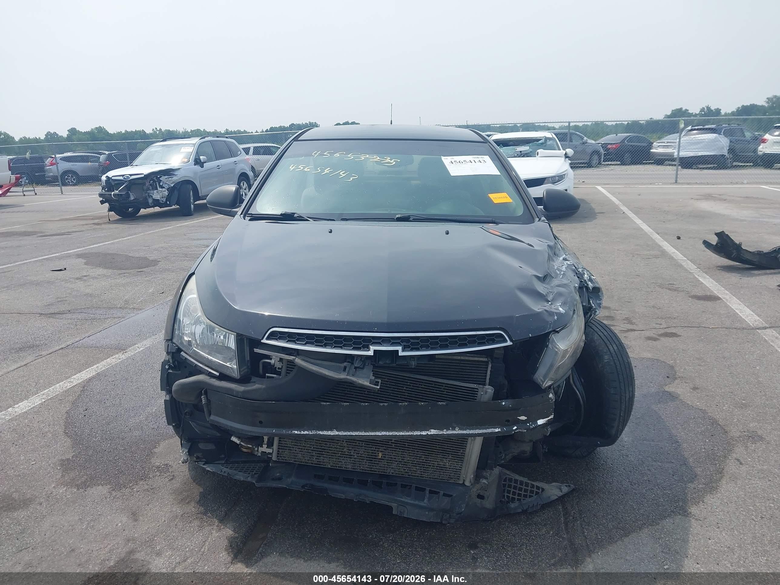2012 Chevrolet Cruze Ls Black vin: 1G1PC5SHXC7149459