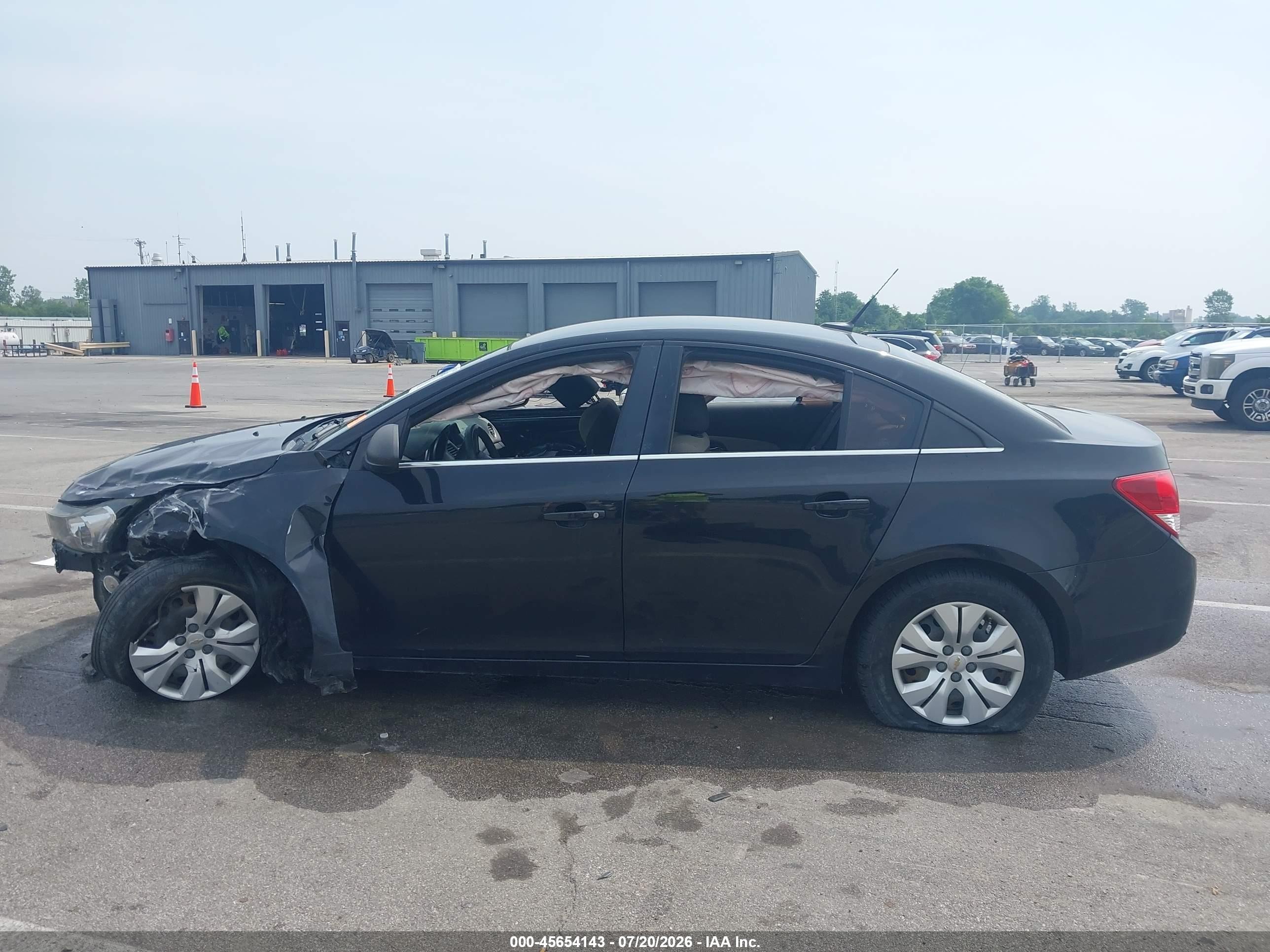 2012 Chevrolet Cruze Ls Black vin: 1G1PC5SHXC7149459