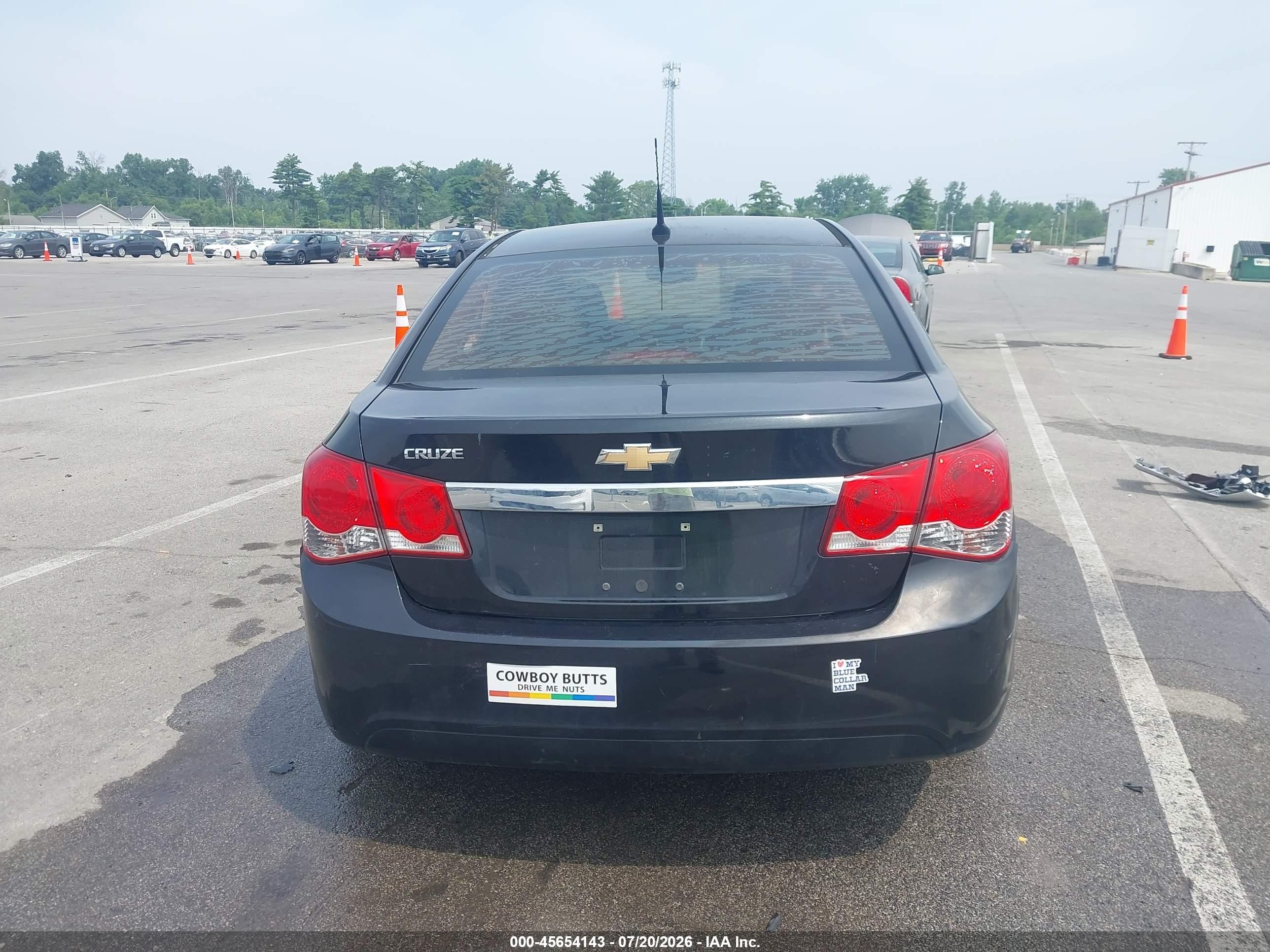 2012 Chevrolet Cruze Ls Black vin: 1G1PC5SHXC7149459