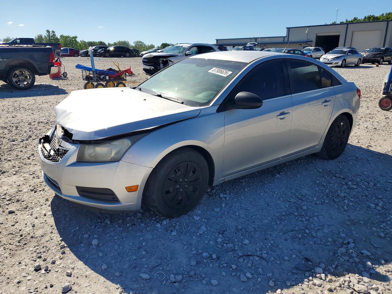 2012 Chevrolet Cruze Ls Silver vin: 1G1PC5SHXC7150952