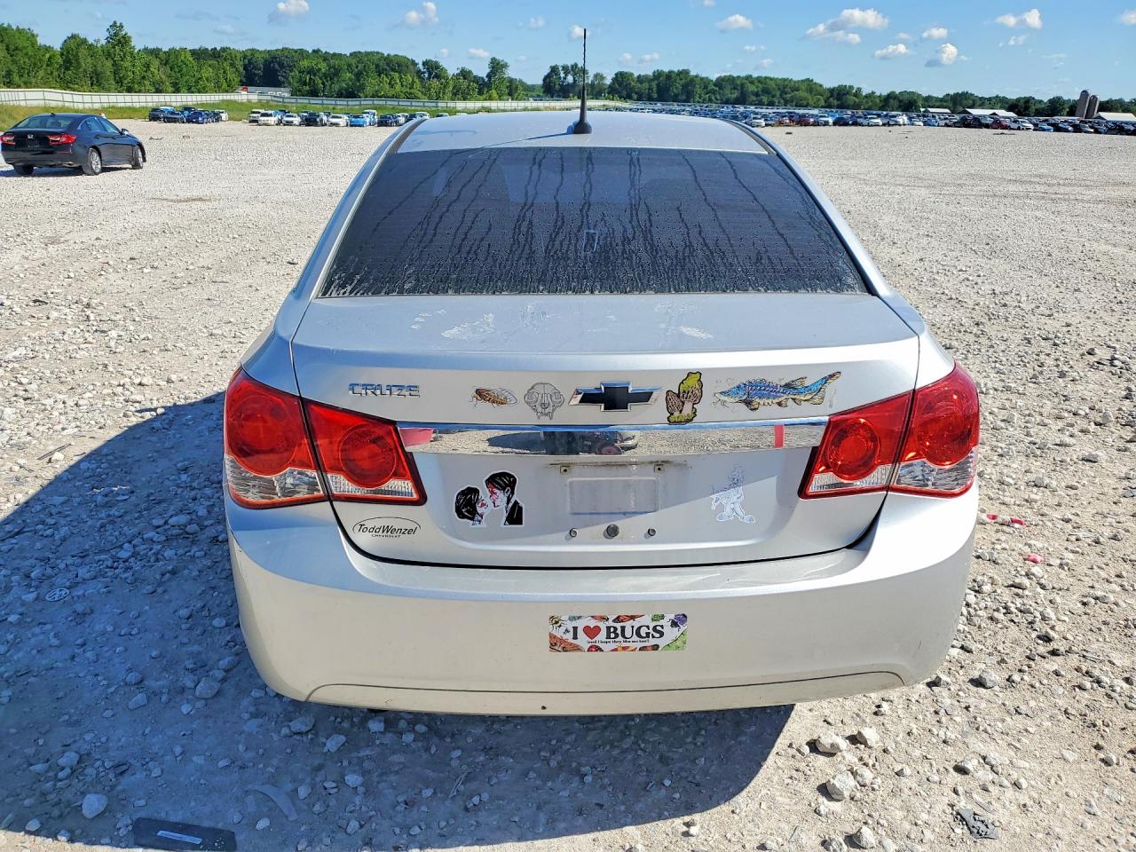 2012 Chevrolet Cruze Ls Silver vin: 1G1PC5SHXC7150952