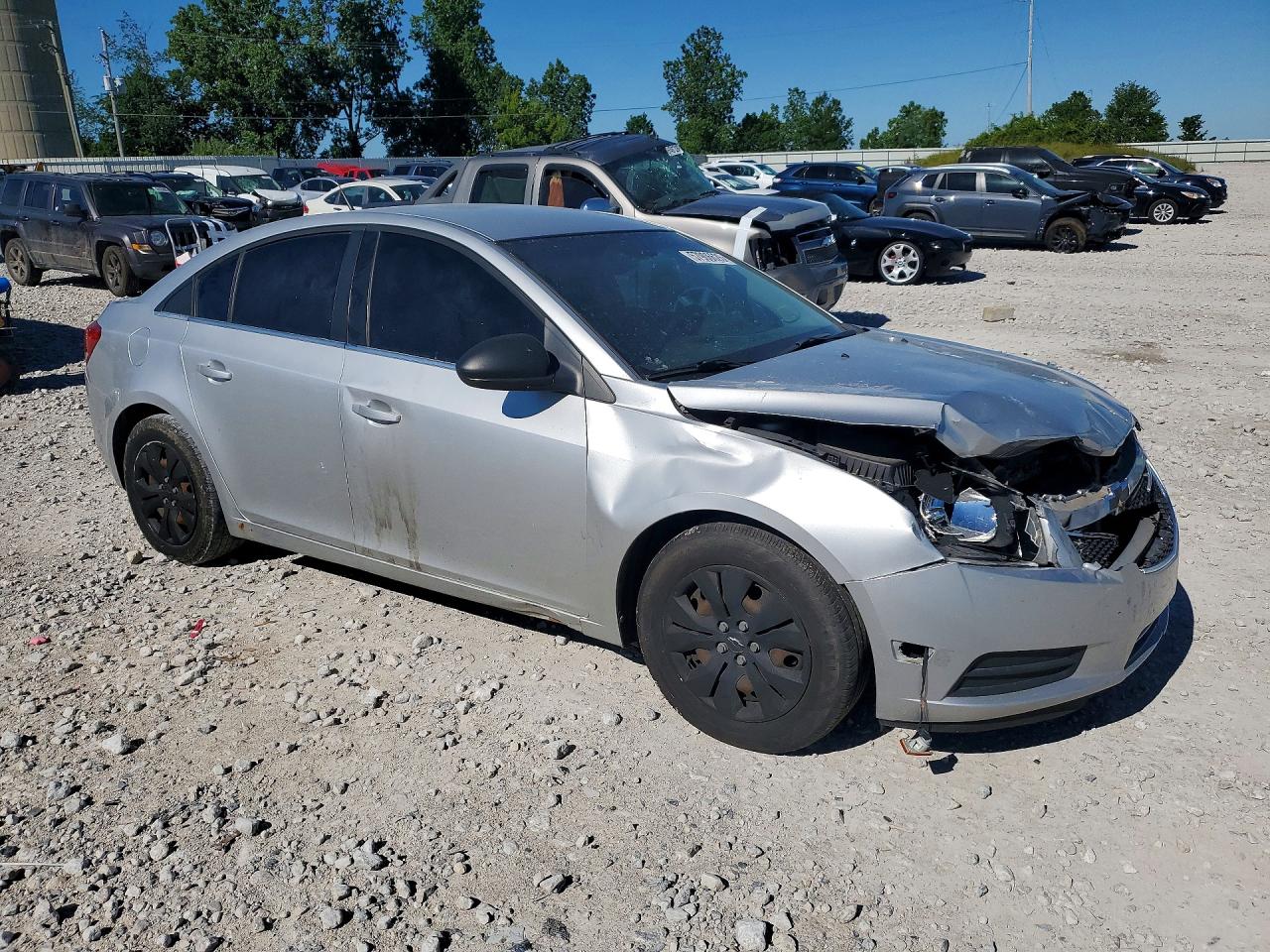 2012 Chevrolet Cruze Ls Silver vin: 1G1PC5SHXC7150952