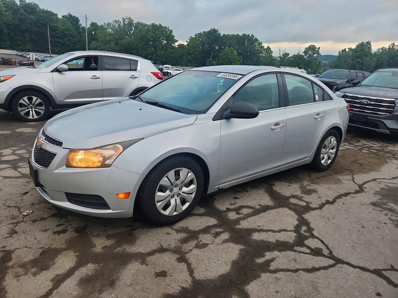 2012 Chevrolet Cruze Ls Silver vin: 1G1PC5SHXC7202953