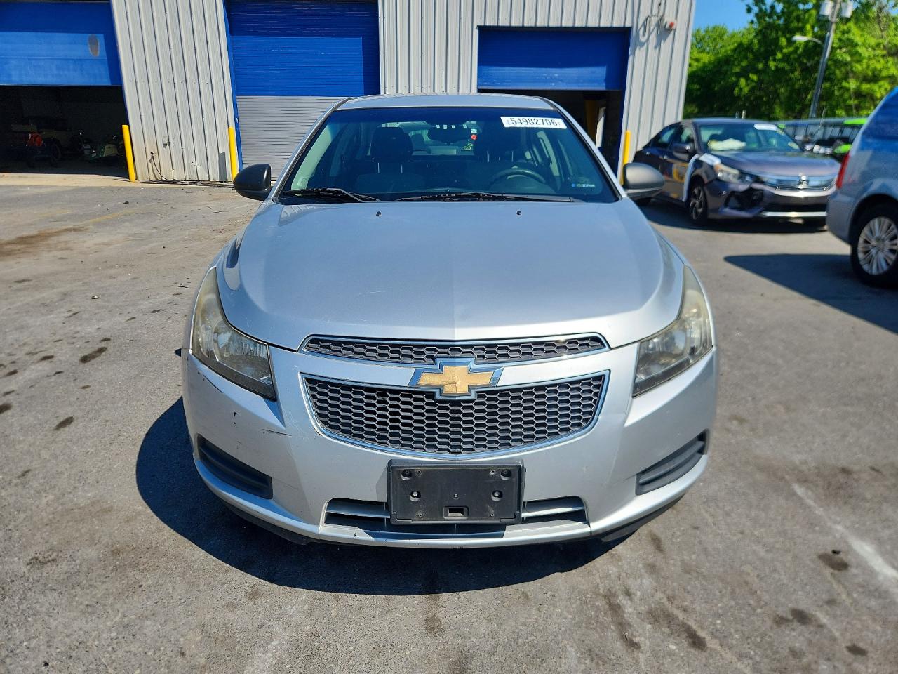 2012 Chevrolet Cruze Ls Silver vin: 1G1PC5SHXC7207313