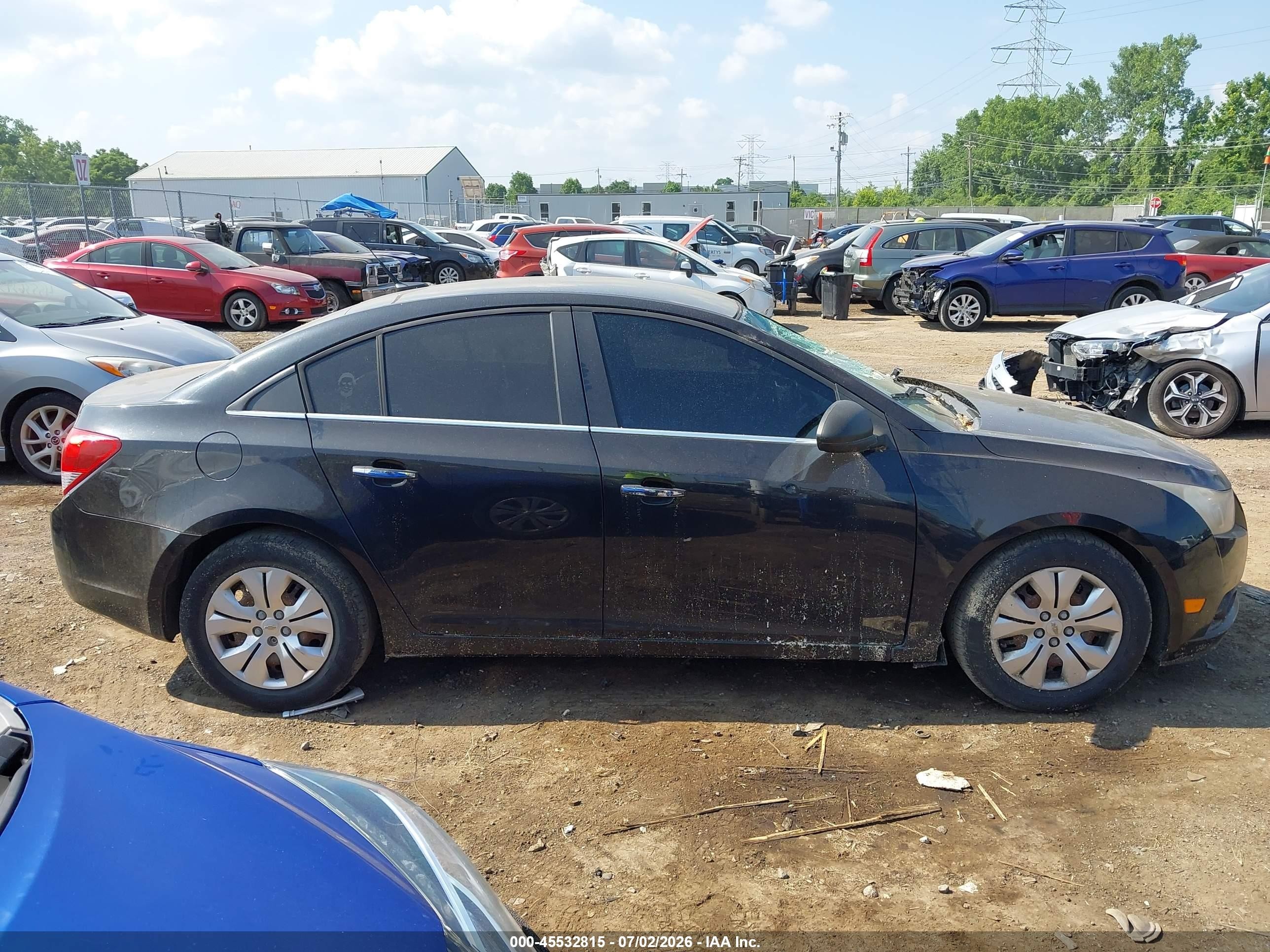 2012 Chevrolet Cruze Ls Серый vin: 1G1PC5SHXC7299815