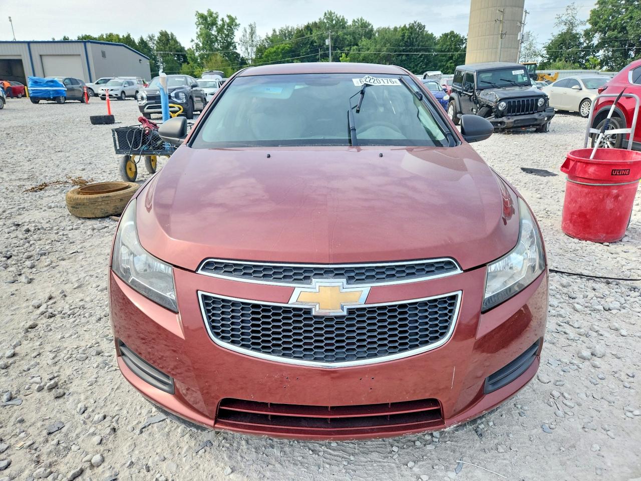 2012 Chevrolet Cruze Ls Red vin: 1G1PC5SHXC7398411