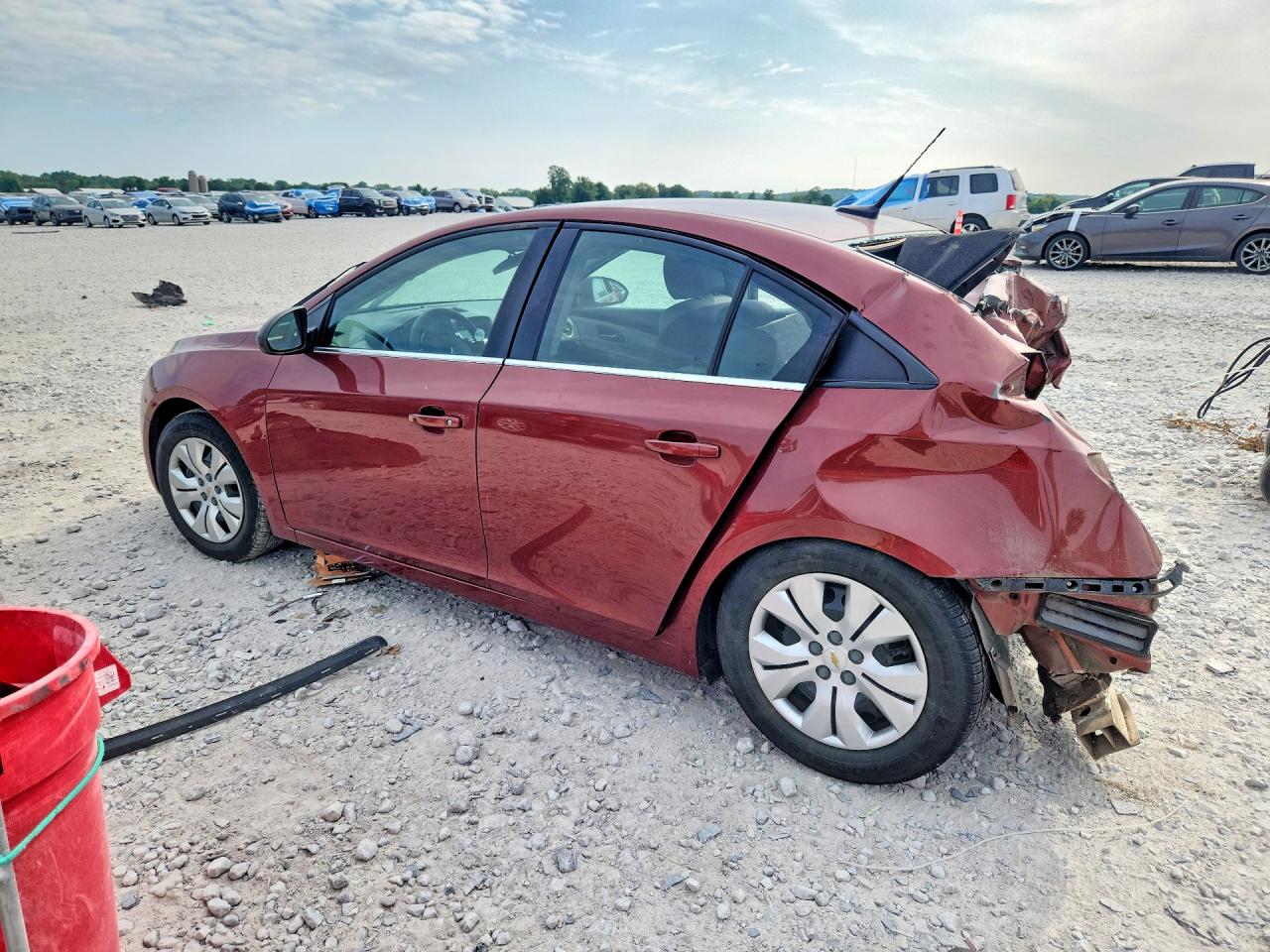 2012 Chevrolet Cruze Ls Red vin: 1G1PC5SHXC7398411
