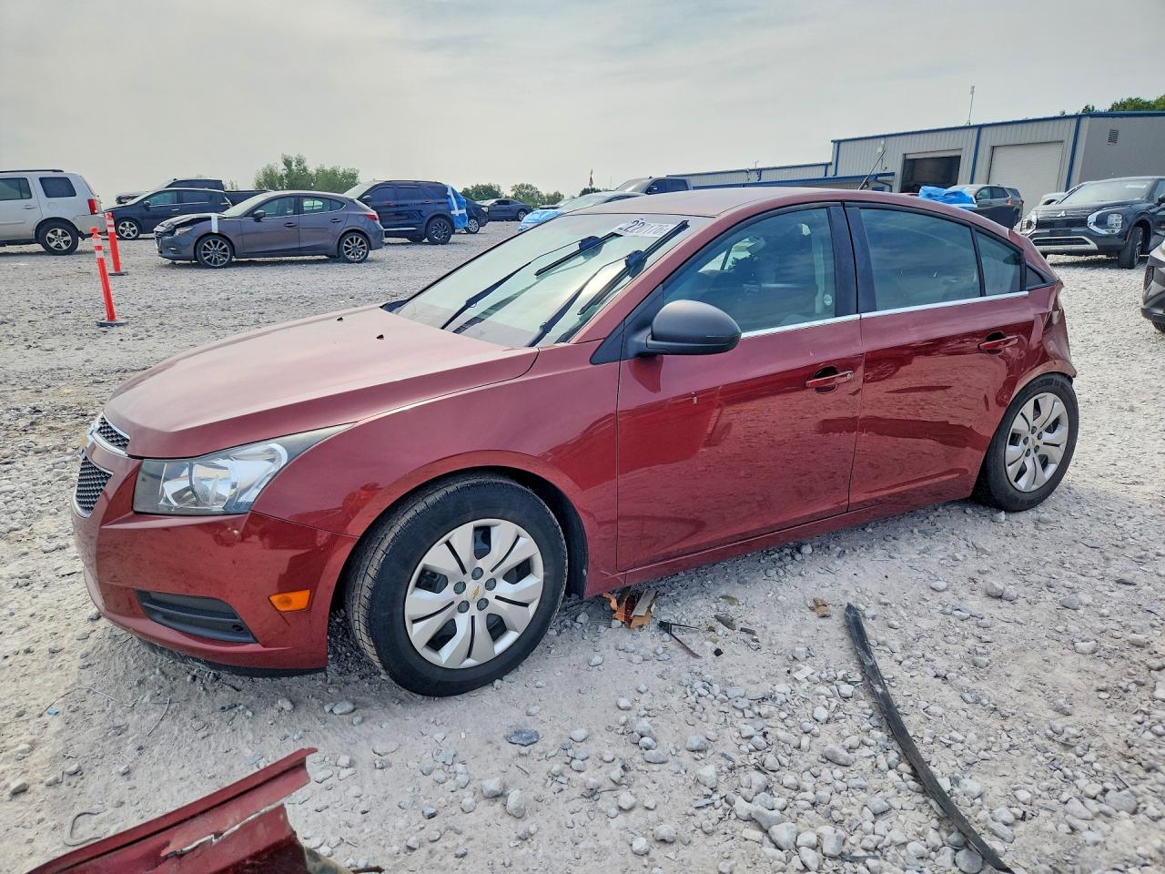 2012 Chevrolet Cruze Ls Red vin: 1G1PC5SHXC7398411