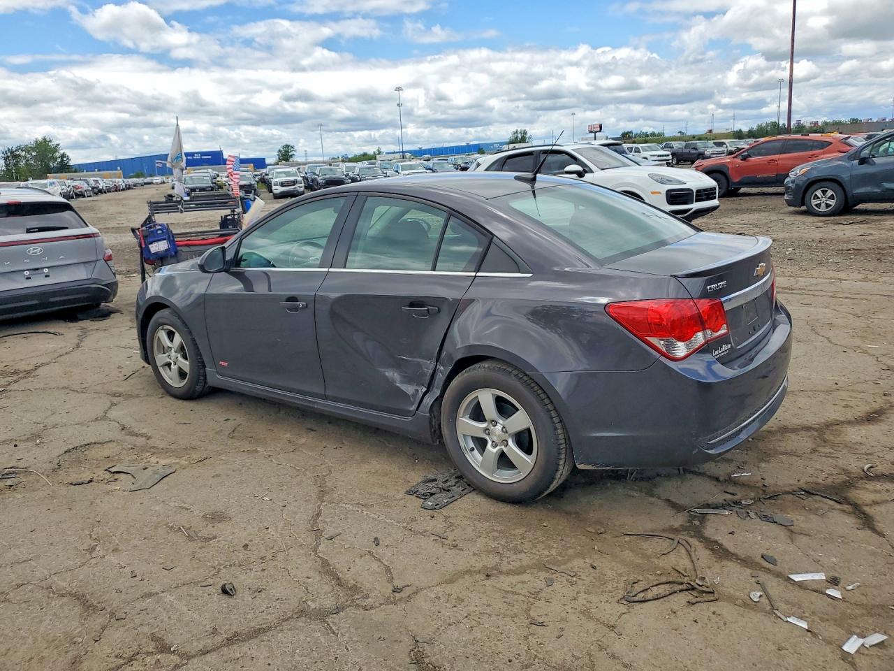 2014 Chevrolet Cruze Lt Charcoal vin: 1G1PD5SB1E7222116
