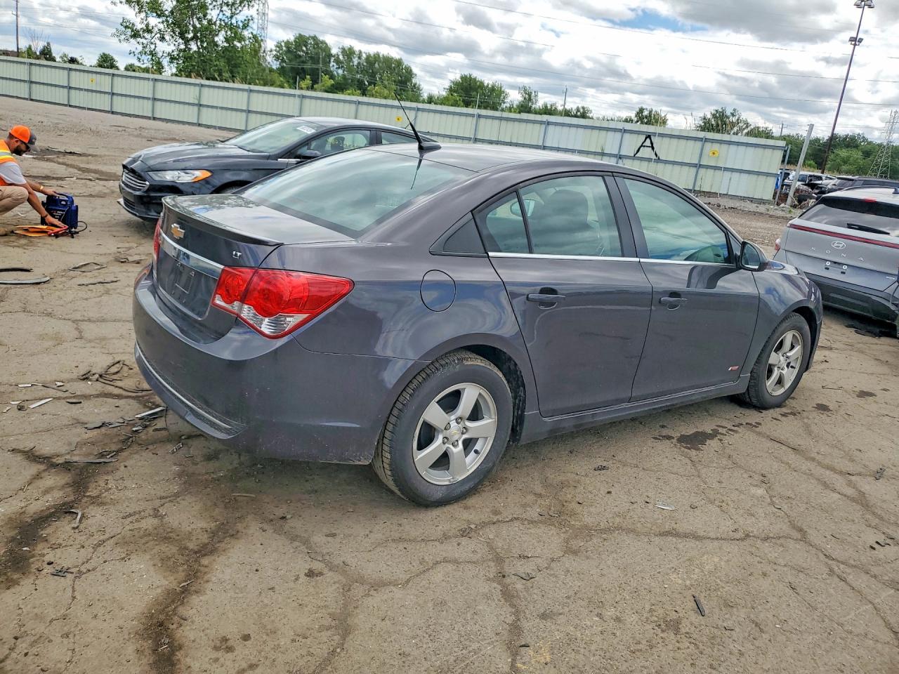 2014 Chevrolet Cruze Lt Charcoal vin: 1G1PD5SB1E7222116