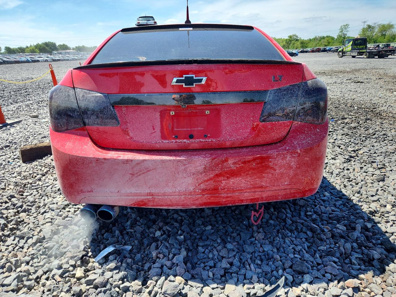 2014 Chevrolet Cruze Lt Red vin: 1G1PD5SB2E7470780