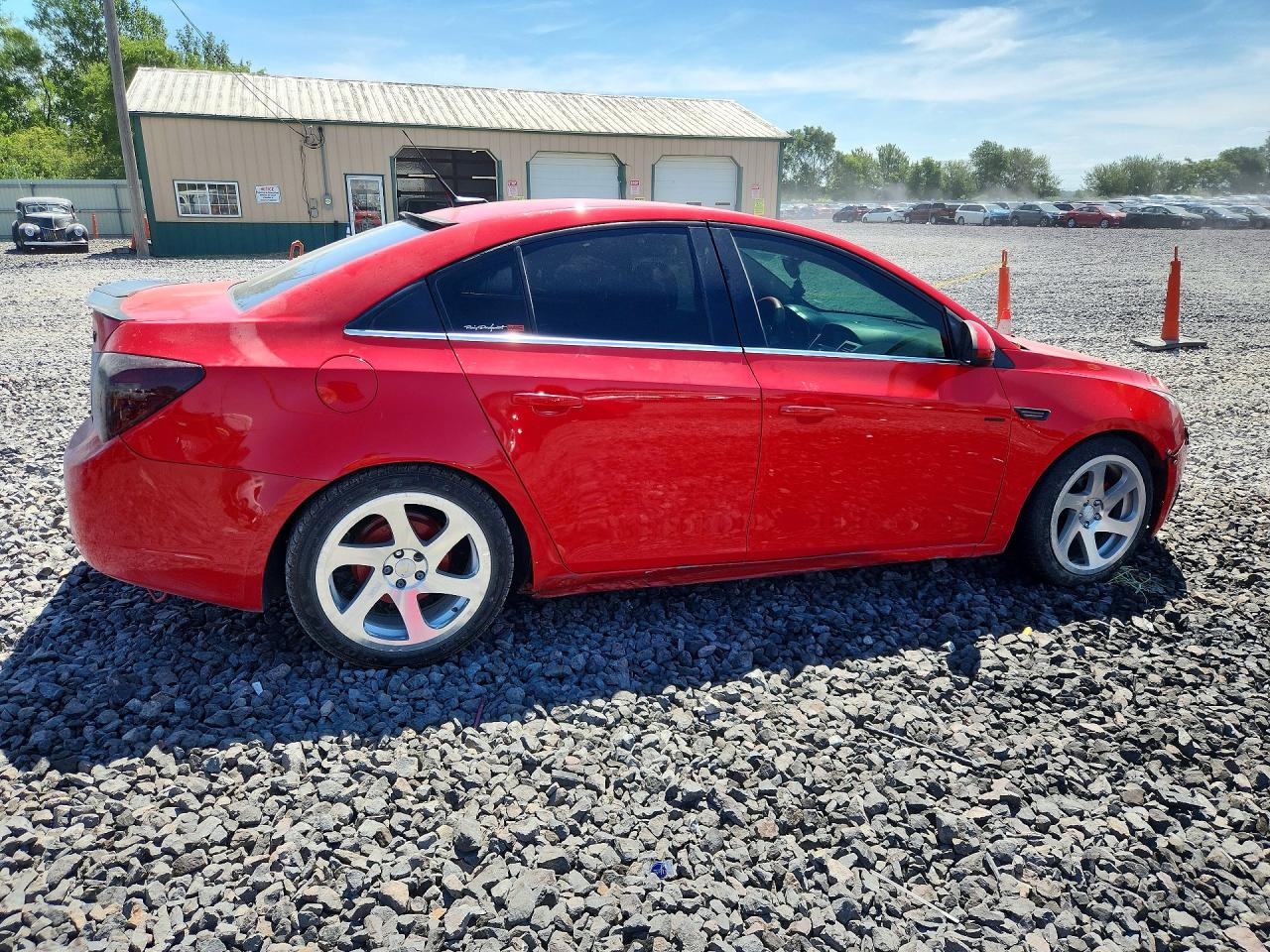 2014 Chevrolet Cruze Lt Red vin: 1G1PD5SB2E7470780
