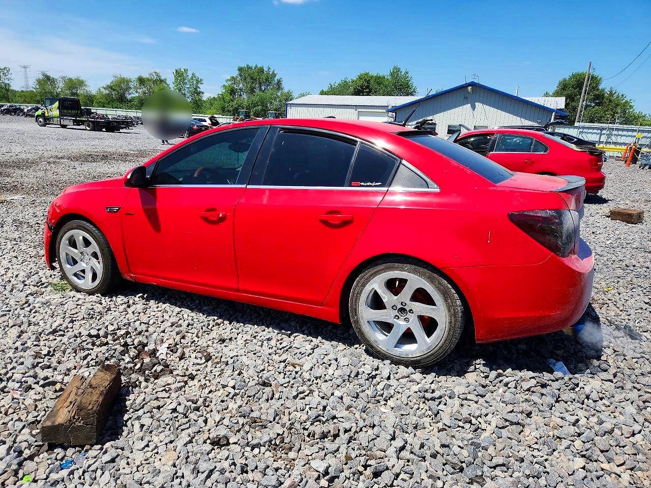 2014 Chevrolet Cruze Lt Red vin: 1G1PD5SB2E7470780