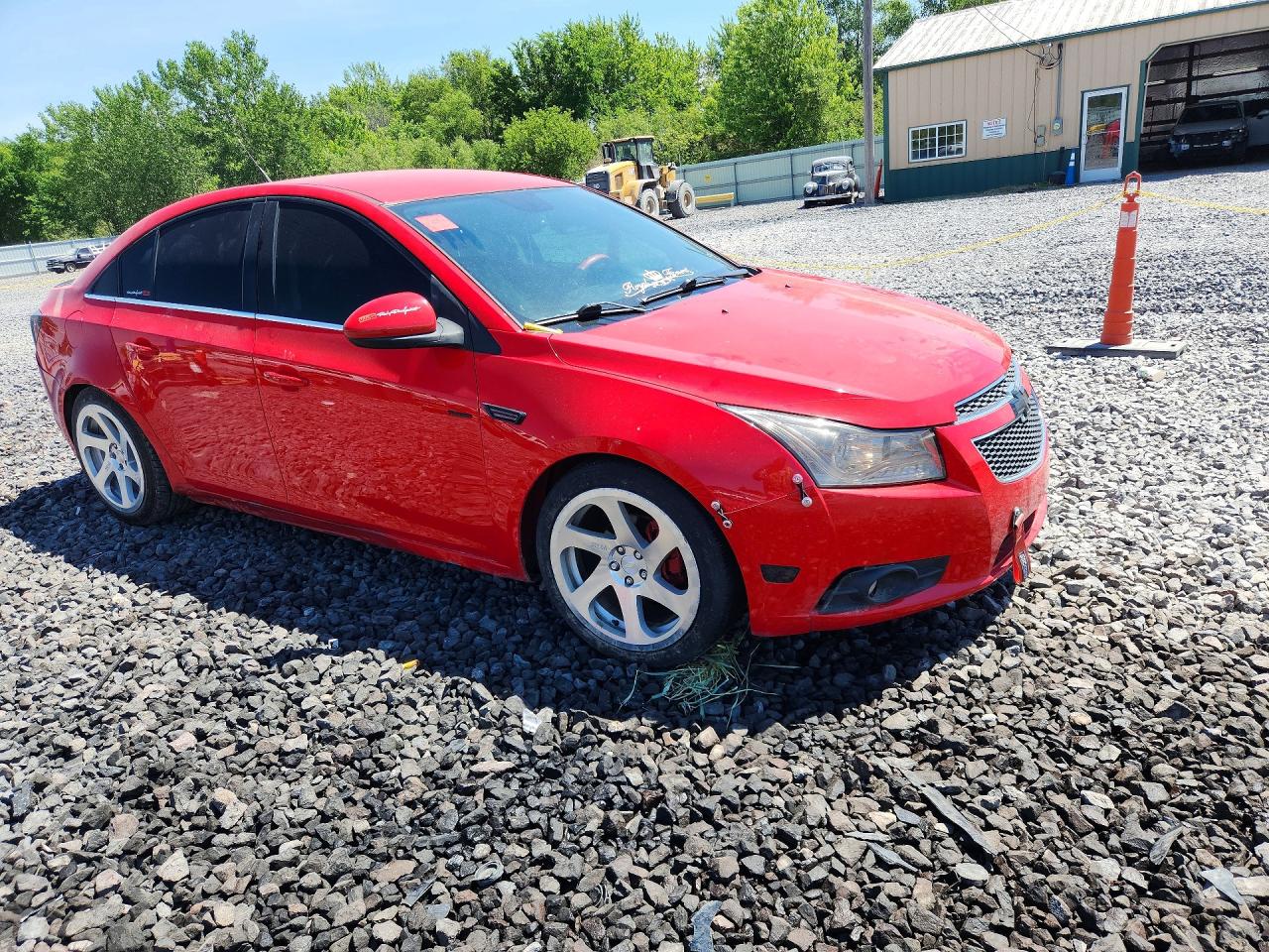 2014 Chevrolet Cruze Lt Red vin: 1G1PD5SB2E7470780