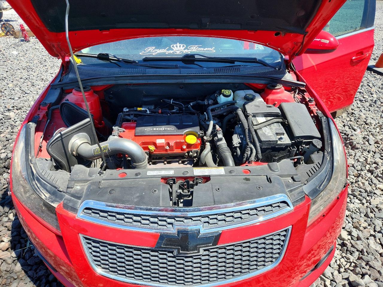 2014 Chevrolet Cruze Lt Red vin: 1G1PD5SB2E7470780
