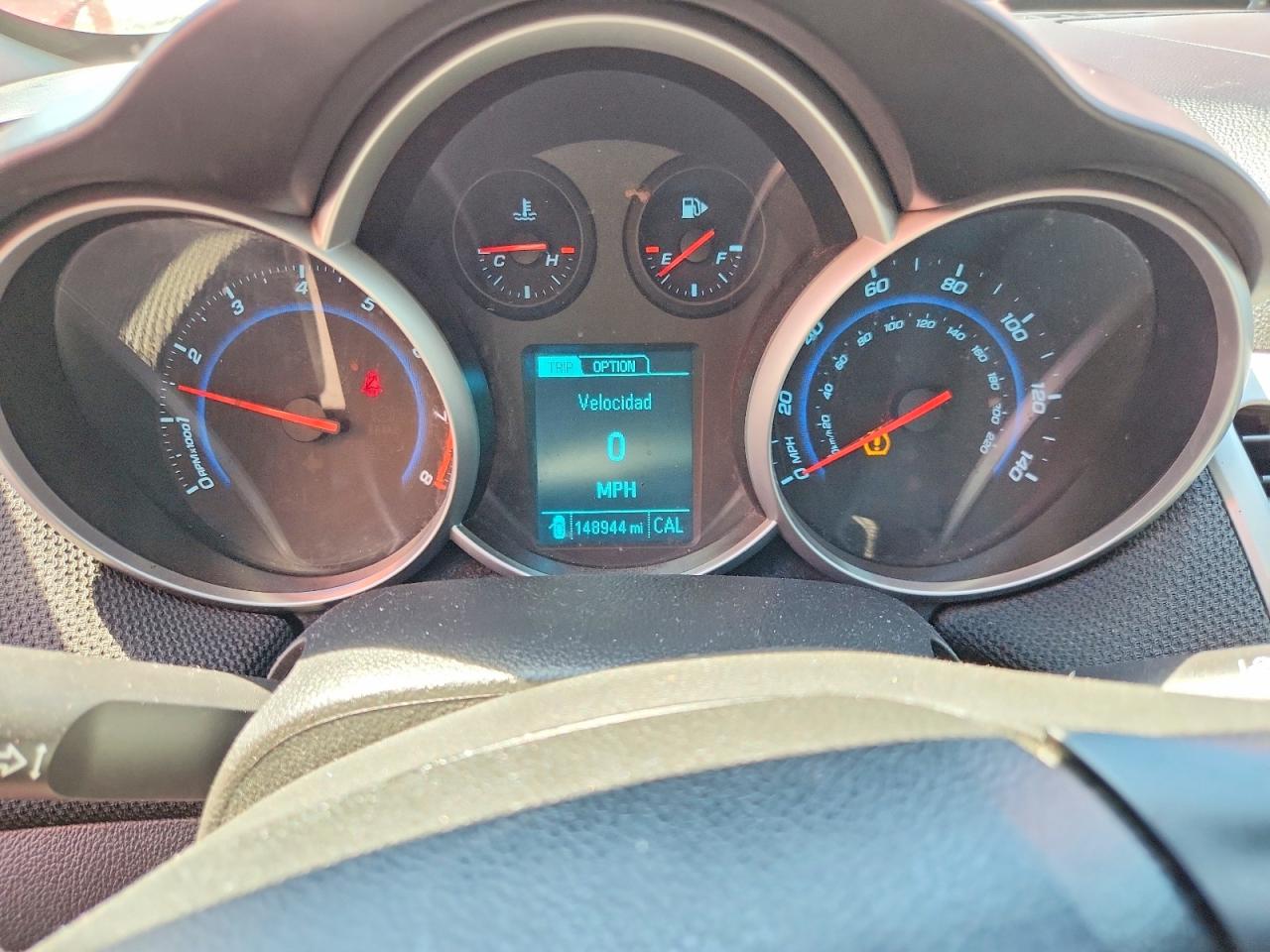2014 Chevrolet Cruze Lt Red vin: 1G1PD5SB2E7470780