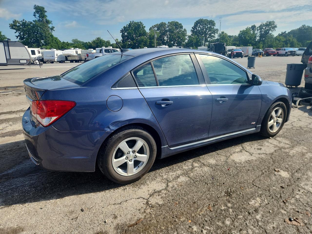 2014 Chevrolet Cruze Lt Gray vin: 1G1PD5SB5E7176290