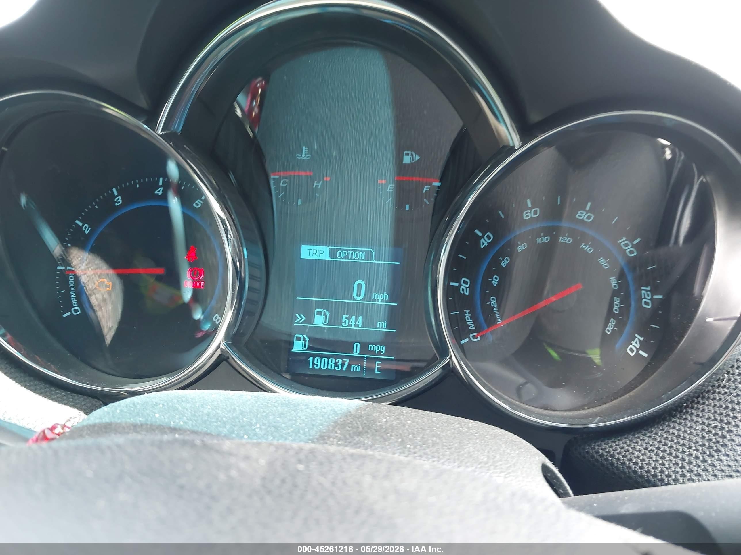 2013 Chevrolet Cruze 1lt Manual Синий vin: 1G1PD5SB6D7154281