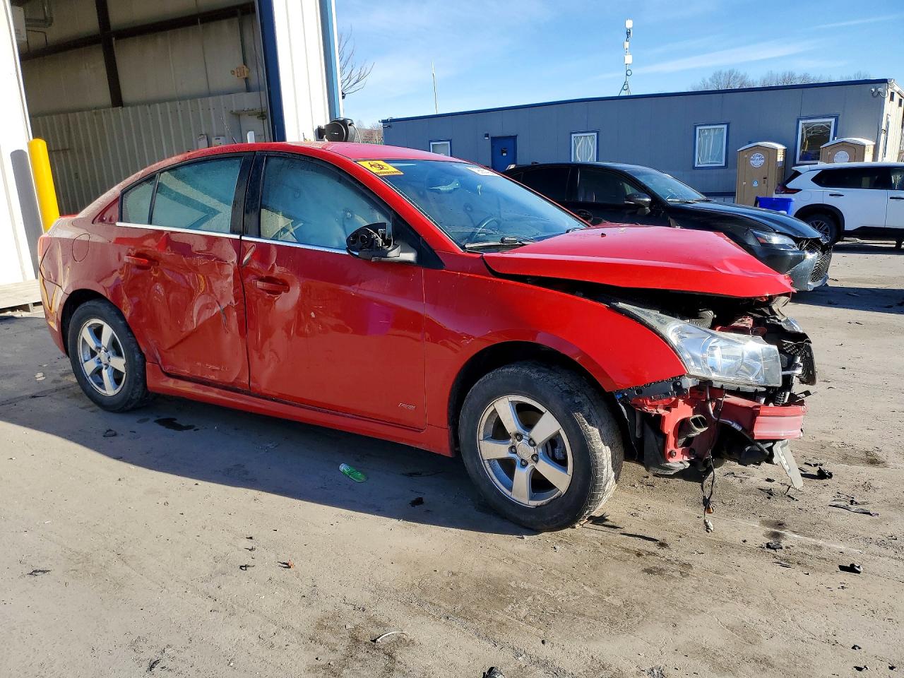 2013 Chevrolet Cruze Lt Red vin: 1G1PD5SB6D7160162