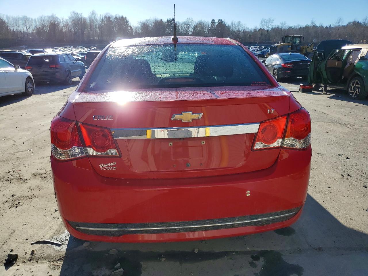 2013 Chevrolet Cruze Lt Red vin: 1G1PD5SB6D7160162