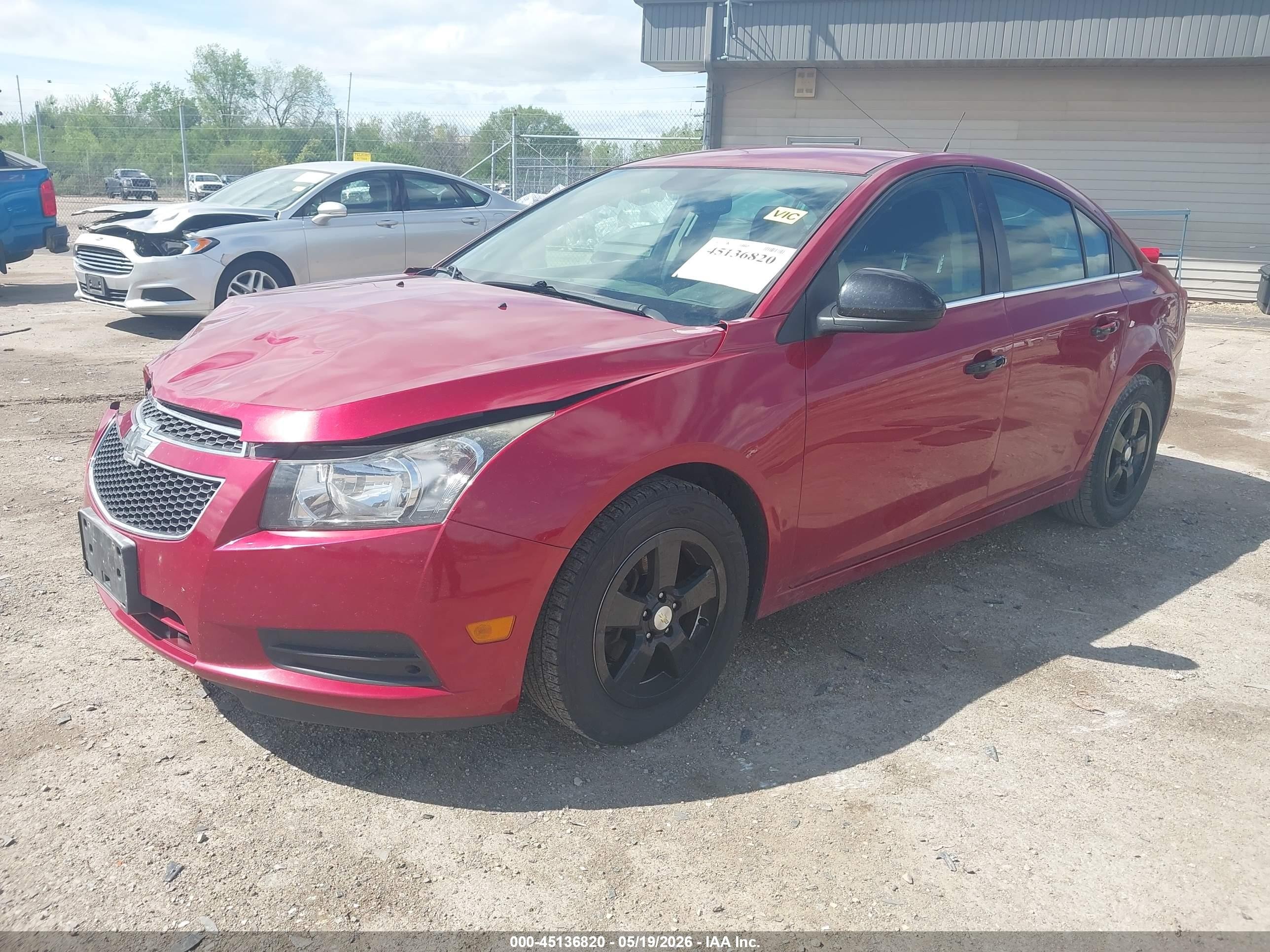 2014 Chevrolet Cruze 1lt Manual Red vin: 1G1PD5SB8E7449884