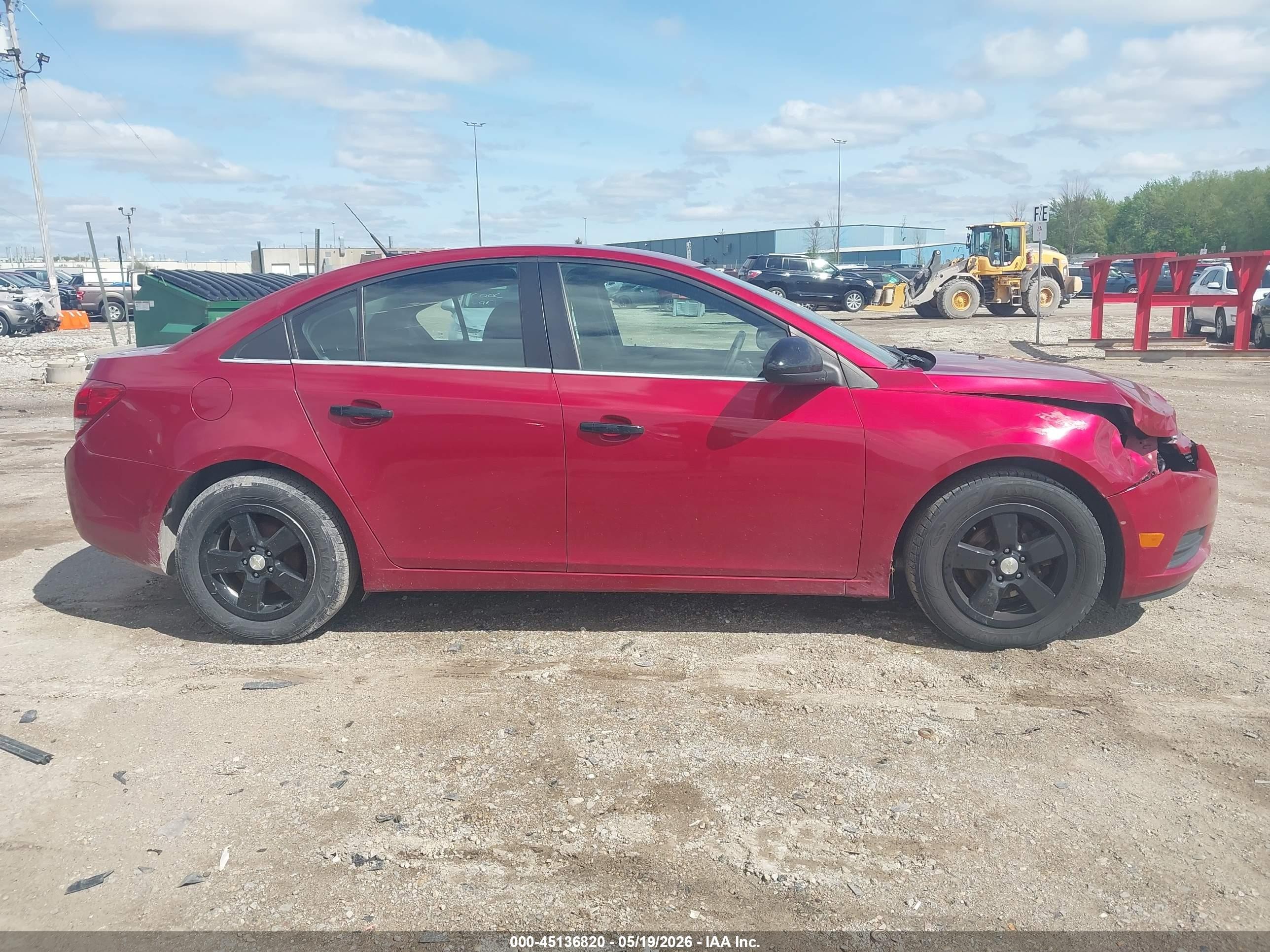 2014 Chevrolet Cruze 1lt Manual Red vin: 1G1PD5SB8E7449884