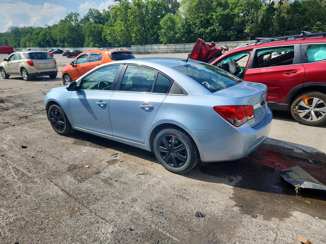 2011 Chevrolet Cruze Ls Blue vin: 1G1PD5SH0B7208983