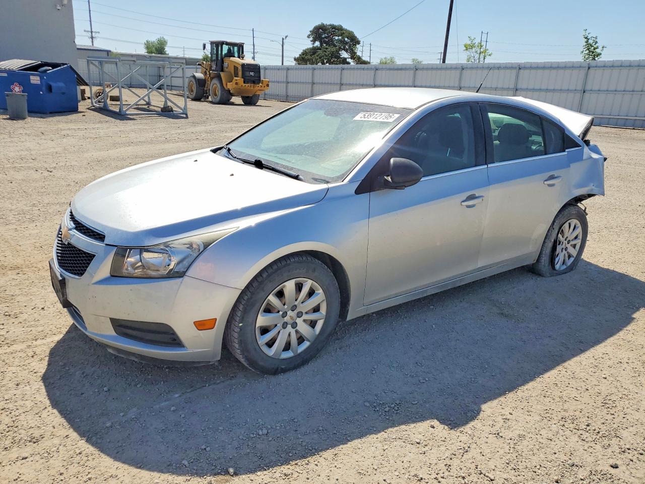 2011 Chevrolet Cruze Ls Silver vin: 1G1PD5SH1B7174066