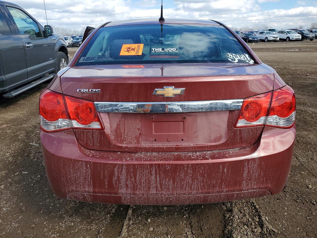 2012 Chevrolet Cruze Ls Brown vin: 1G1PD5SH4C7285891