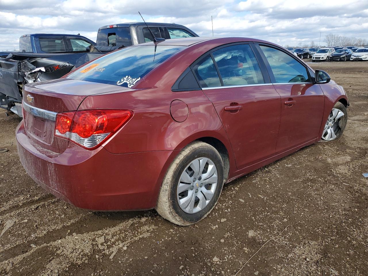 2012 Chevrolet Cruze Ls Brown vin: 1G1PD5SH4C7285891