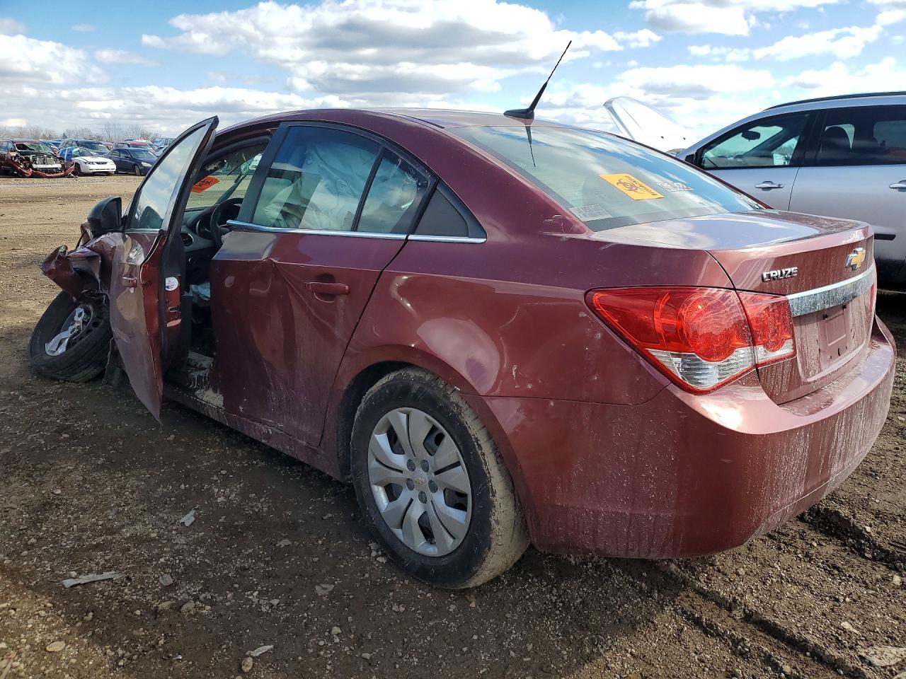 2012 Chevrolet Cruze Ls Brown vin: 1G1PD5SH4C7285891