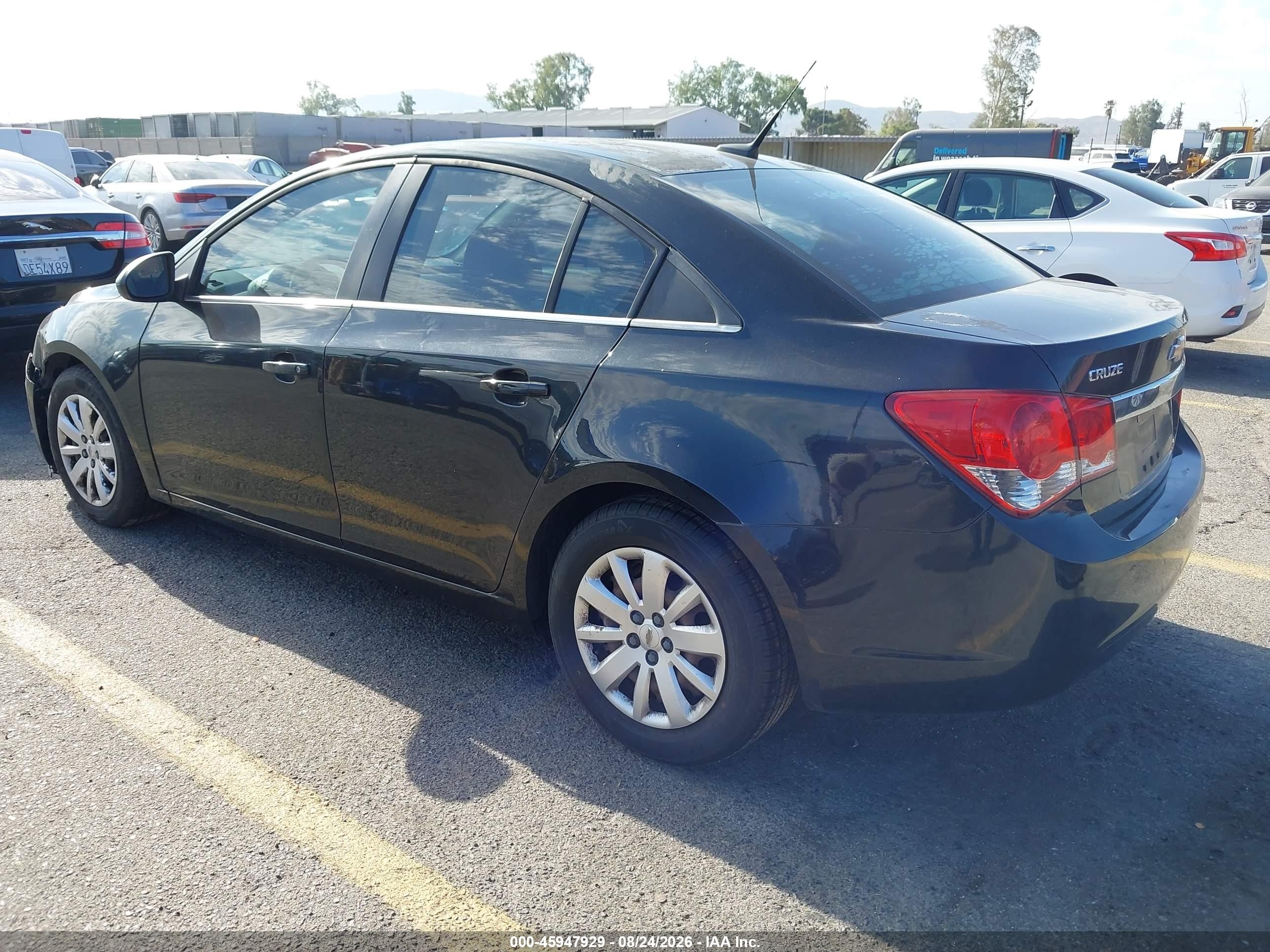 2011 Chevrolet Cruze Ls Black vin: 1G1PD5SH5B7227383