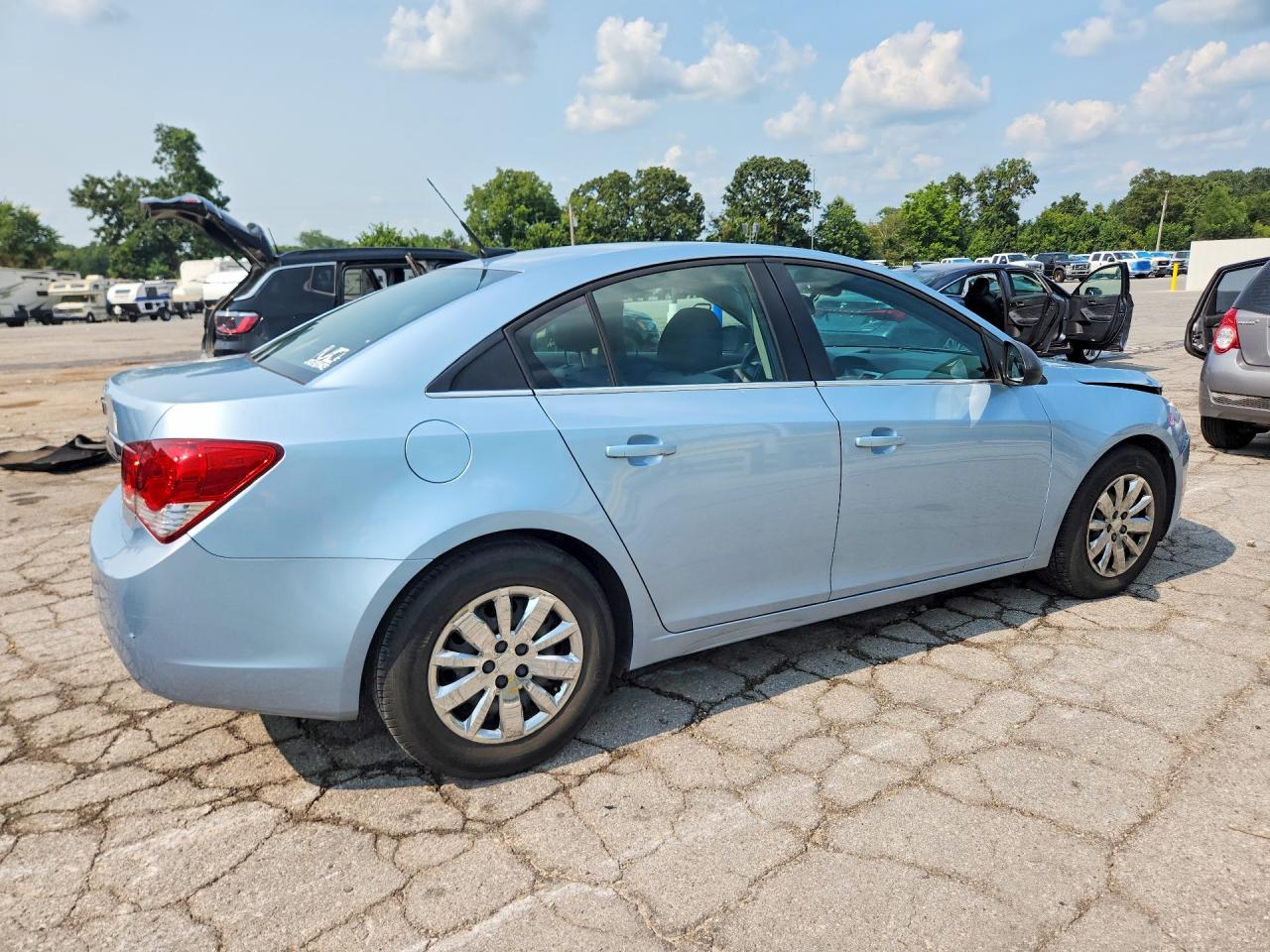 2012 Chevrolet Cruze Ls Blue vin: 1G1PD5SH5C7283101