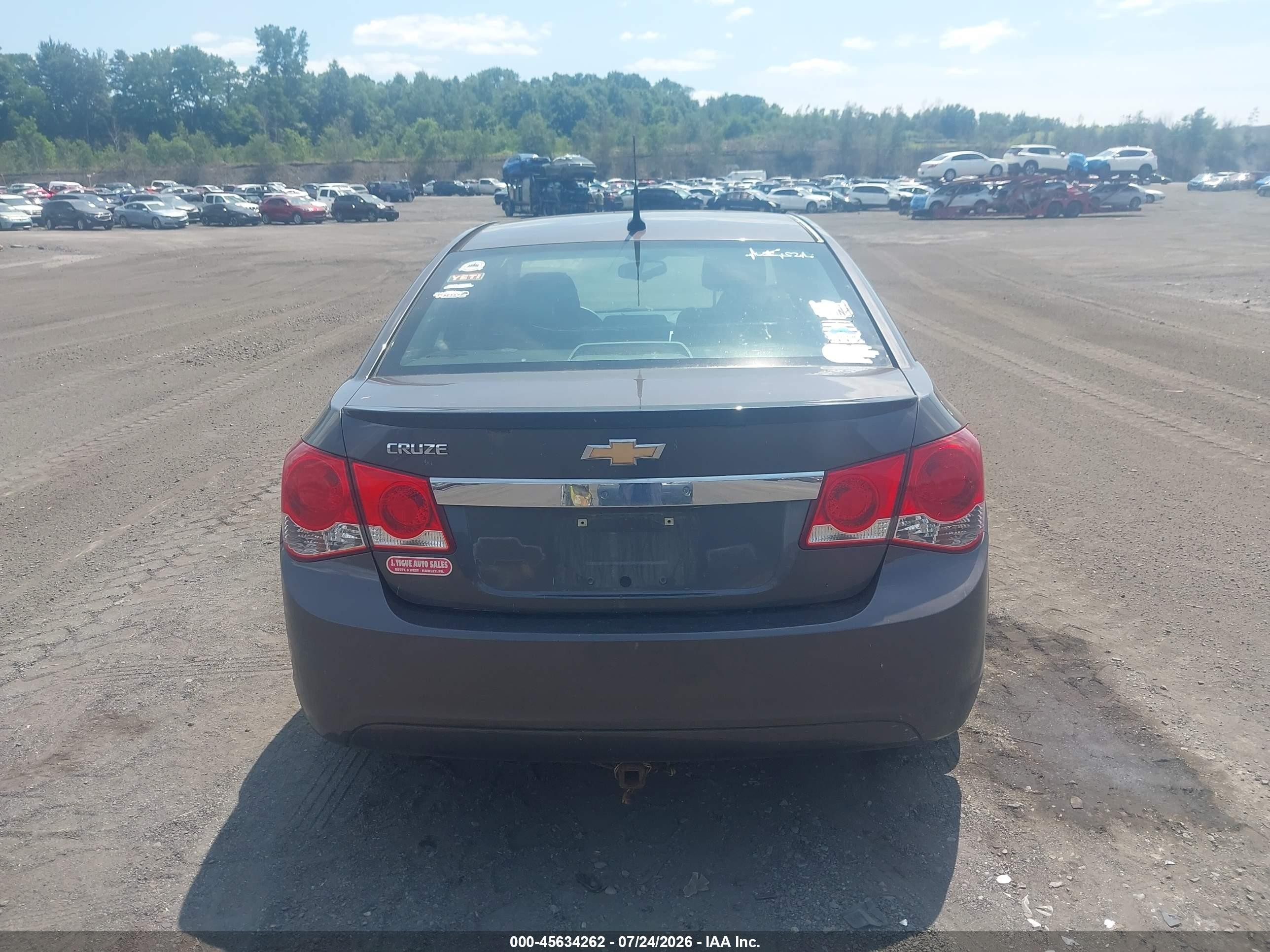 2011 Chevrolet Cruze Ls Gray vin: 1G1PD5SH6B7226937