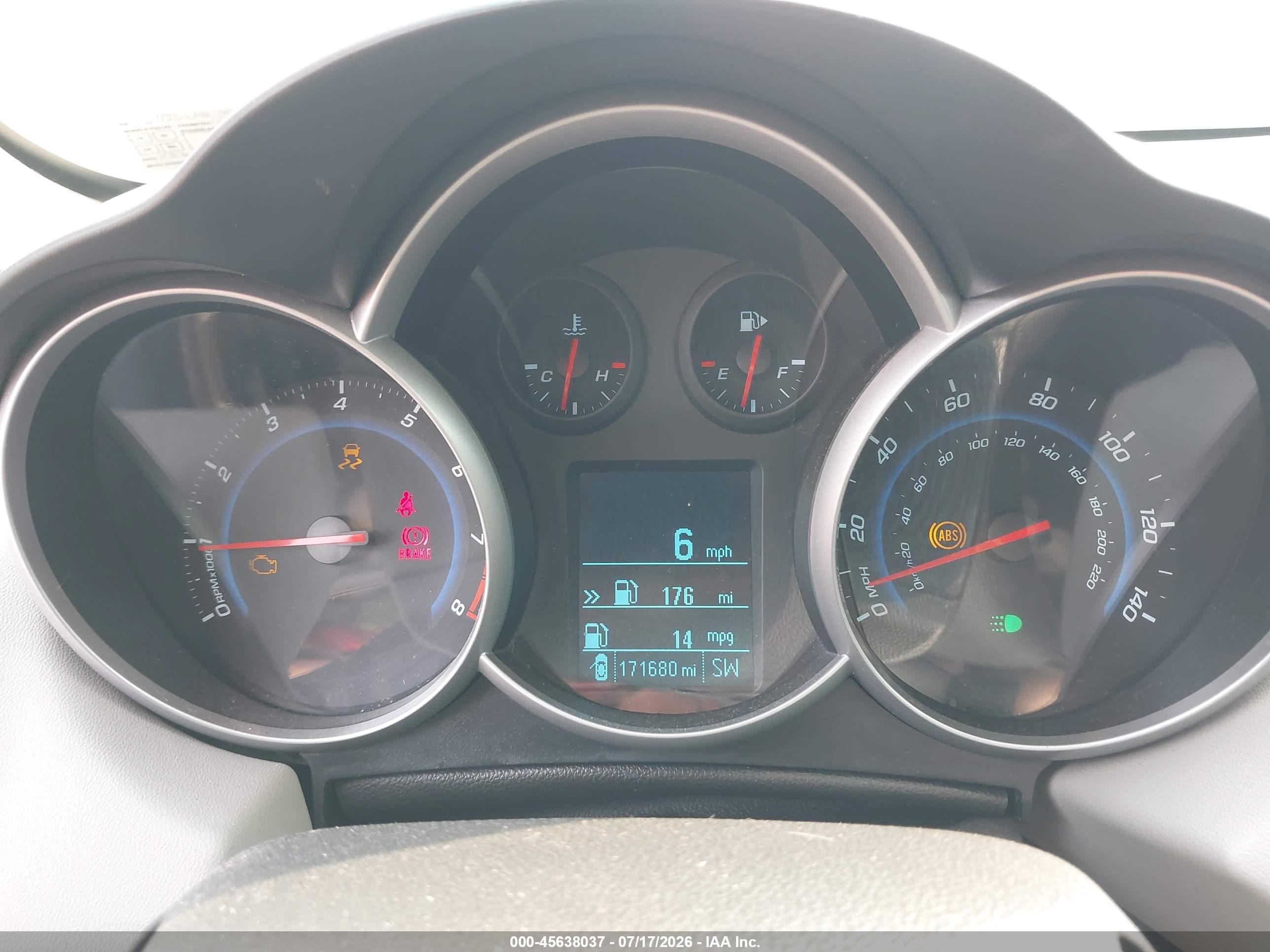 2012 Chevrolet Cruze Ls Black vin: 1G1PD5SH6C7284130